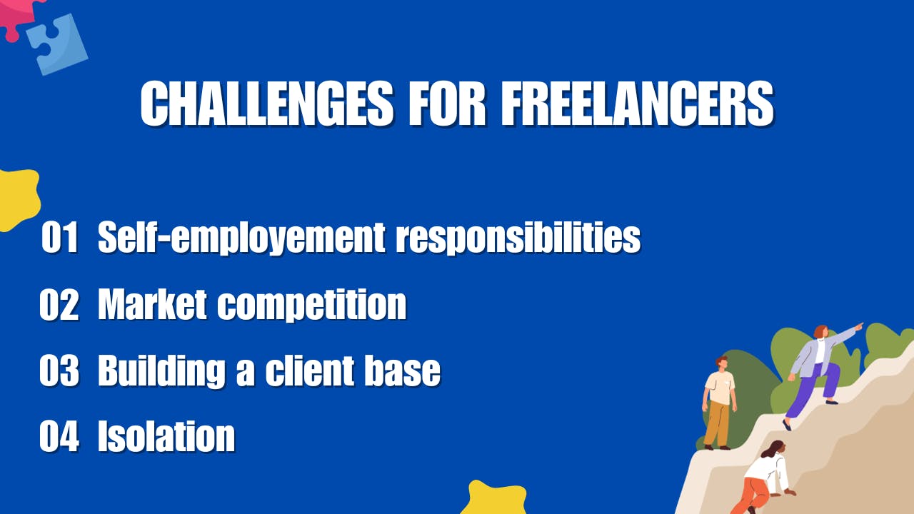Challenges for freelancers
