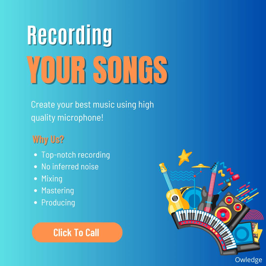 recording songs