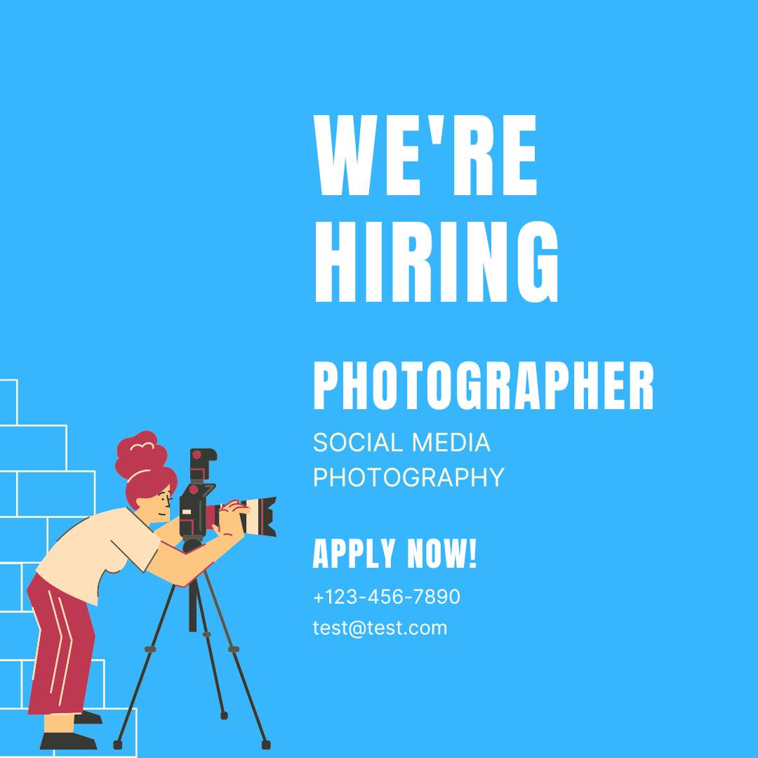 hiring photographer
