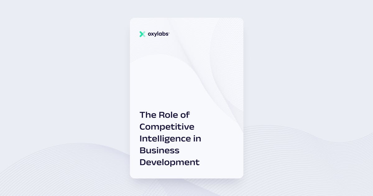 The Role of Competitive Intelligence in Business Development