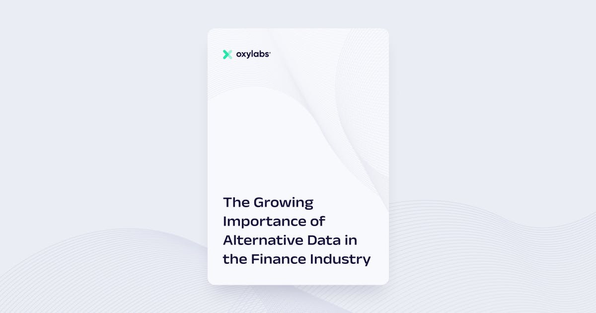 Alternative Data Brings Opportunities to The Financial Sector