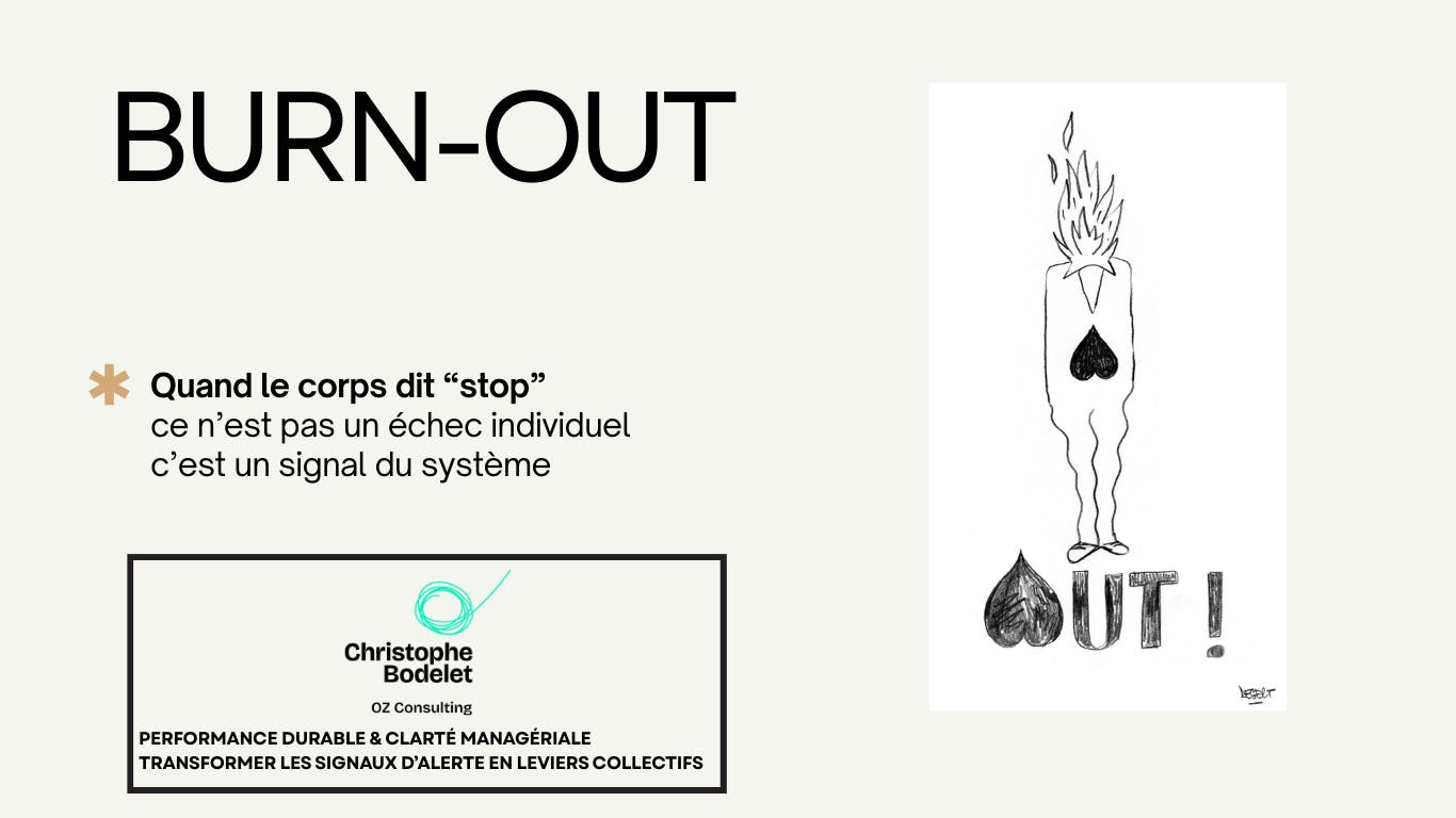 Burn-out : un signal pour repenser nos manières de vivre et de travailler