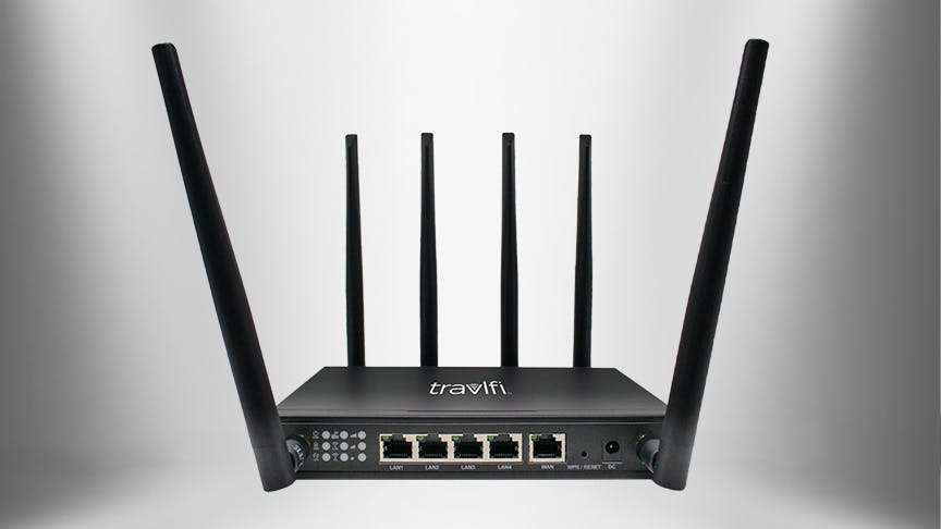 New from Pace International - The TravlFi™ JourneyXTR 4G/LTE Router and Wi-Fi Extender