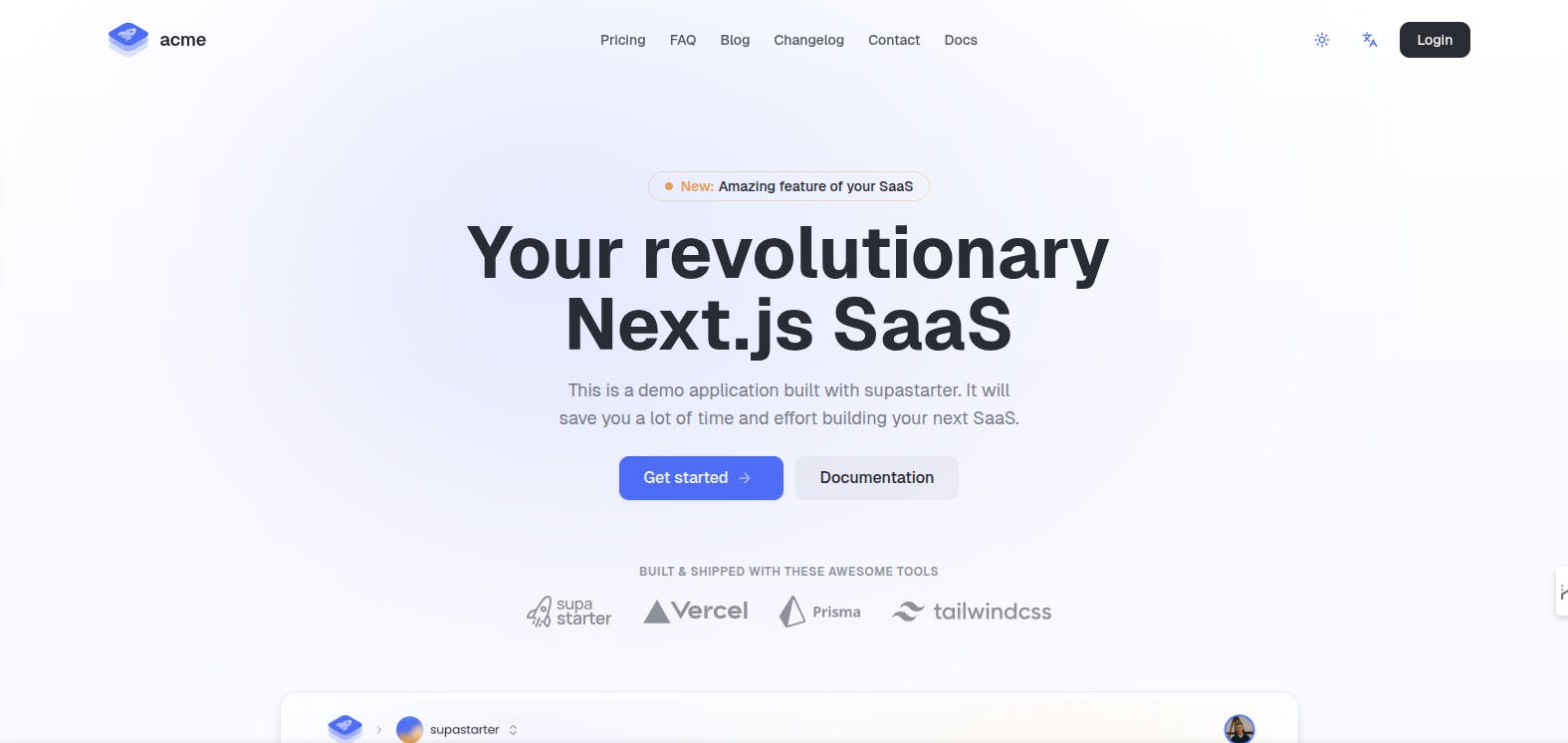 supastarter saas boilerplate