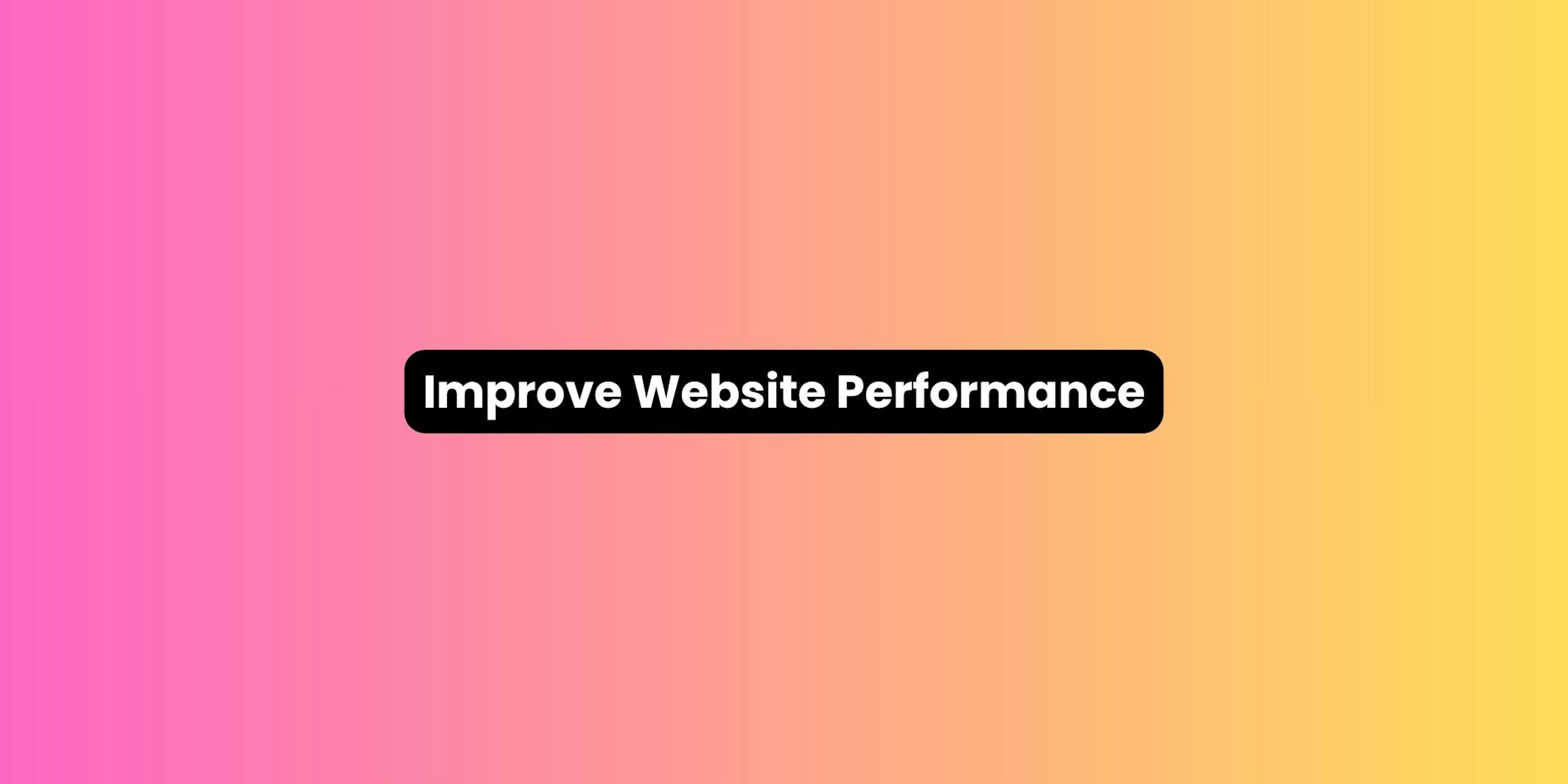 website performance