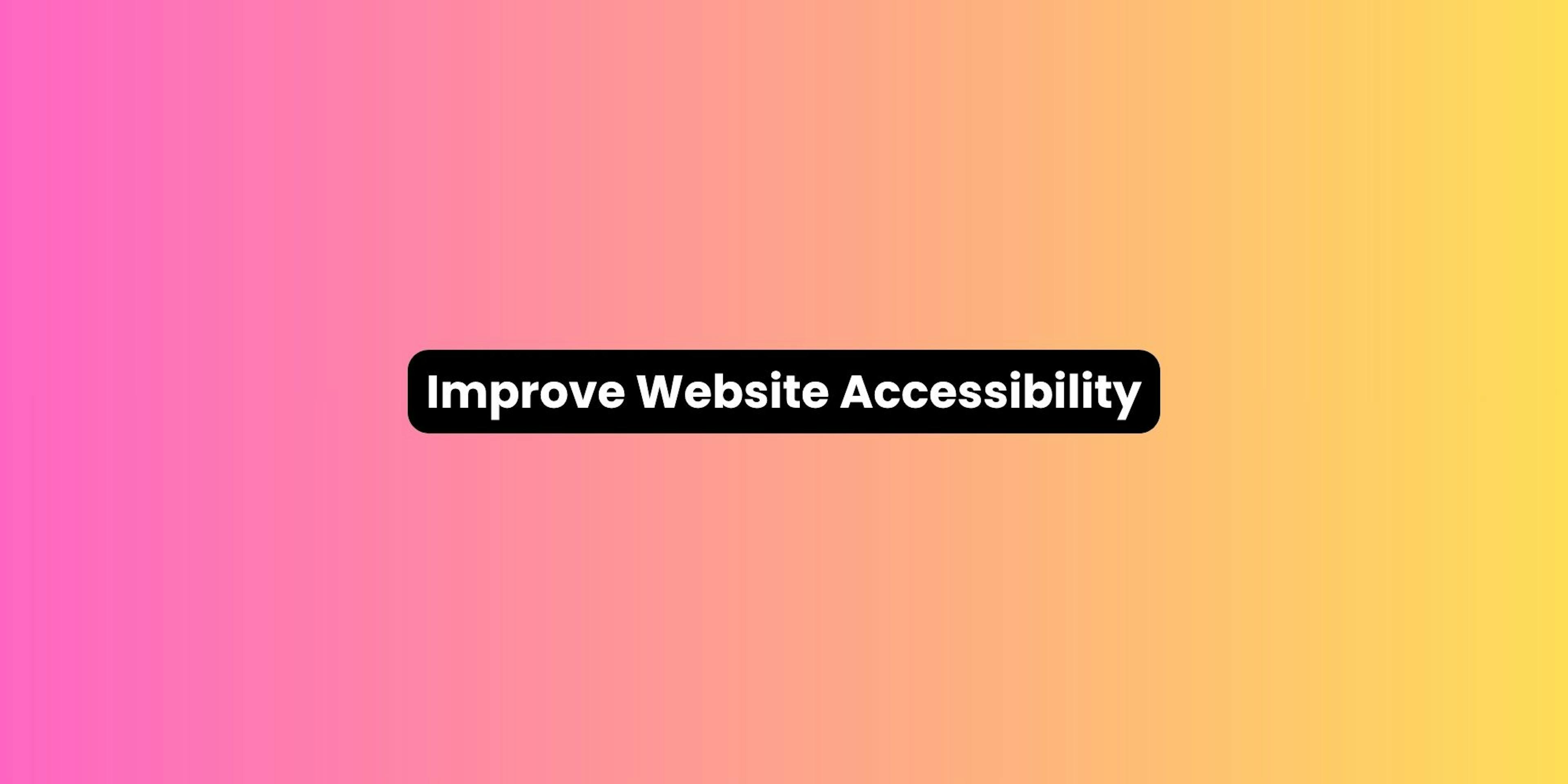 website accessibility
