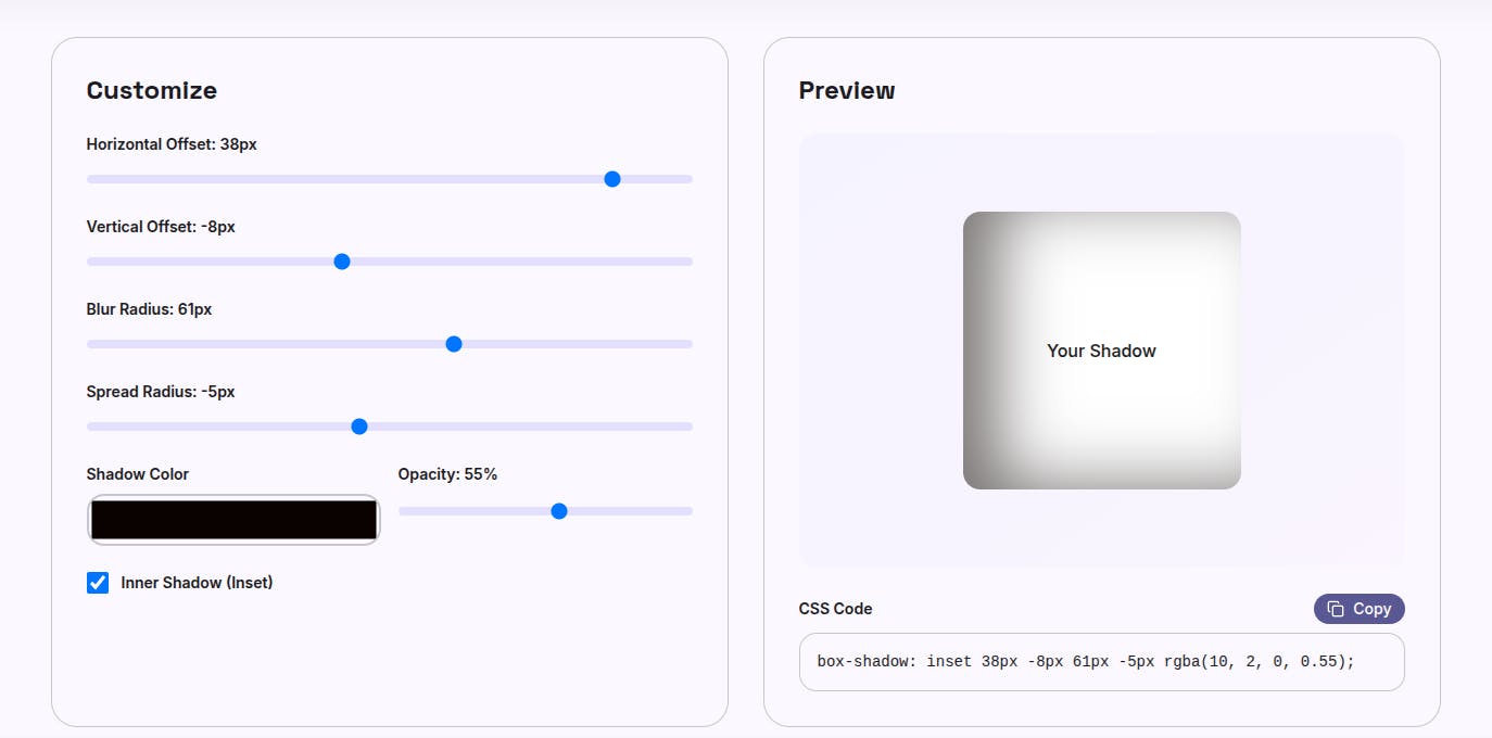 poor box shadow implementation