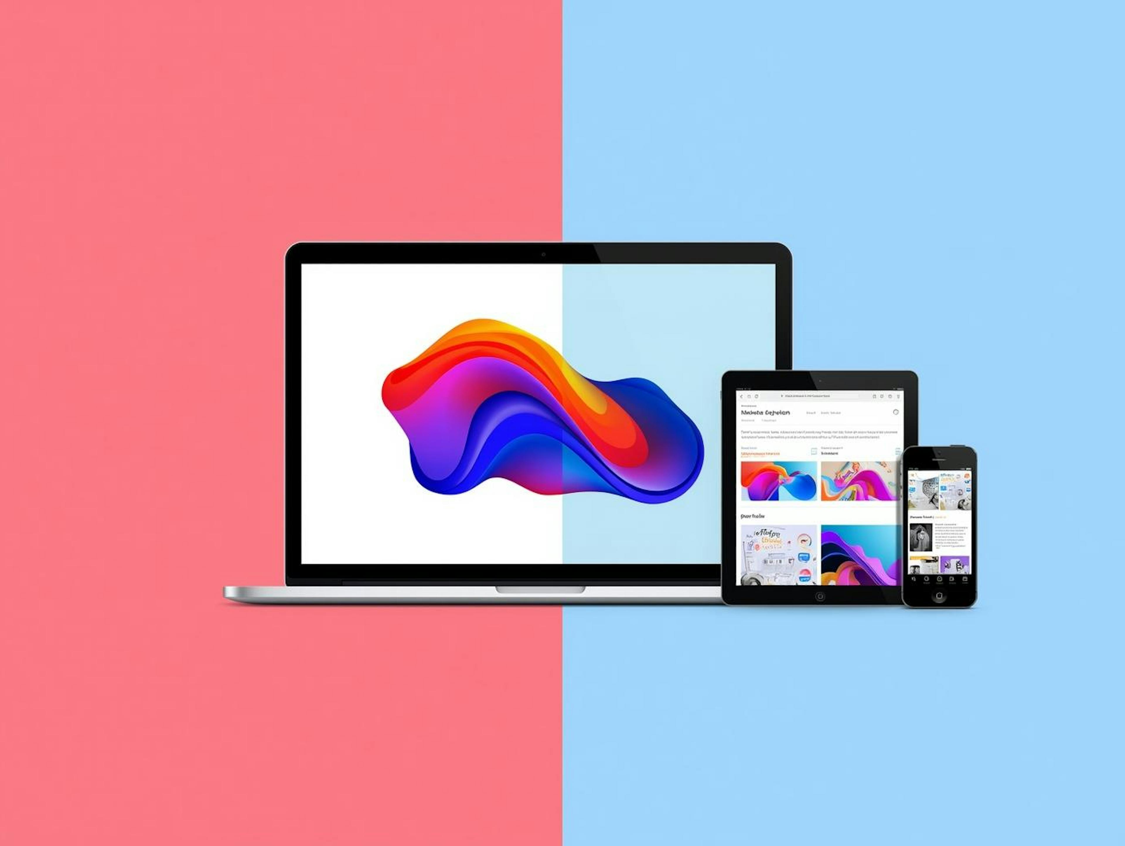 Responsive Design vs Adaptive Design Poster