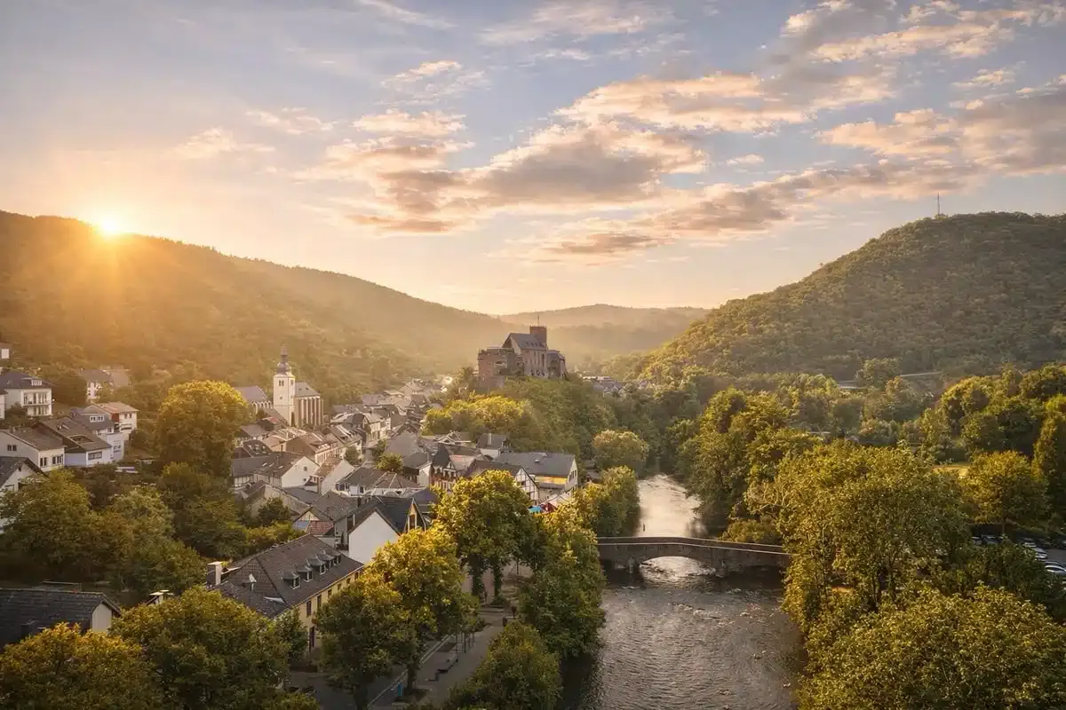 mooi heimbach uitzicht