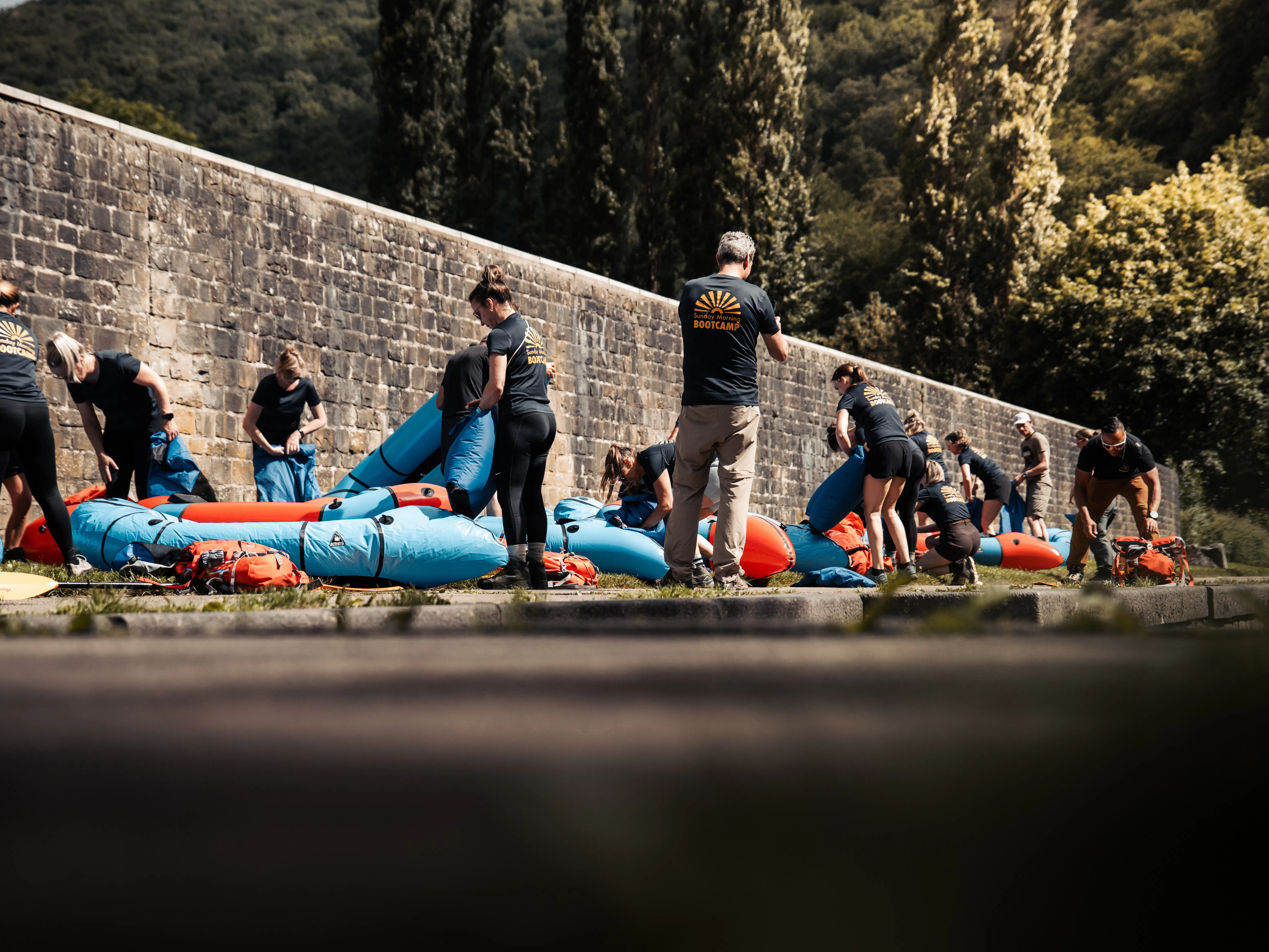Packraften in Luxemburg voor beginners en gevorderden.