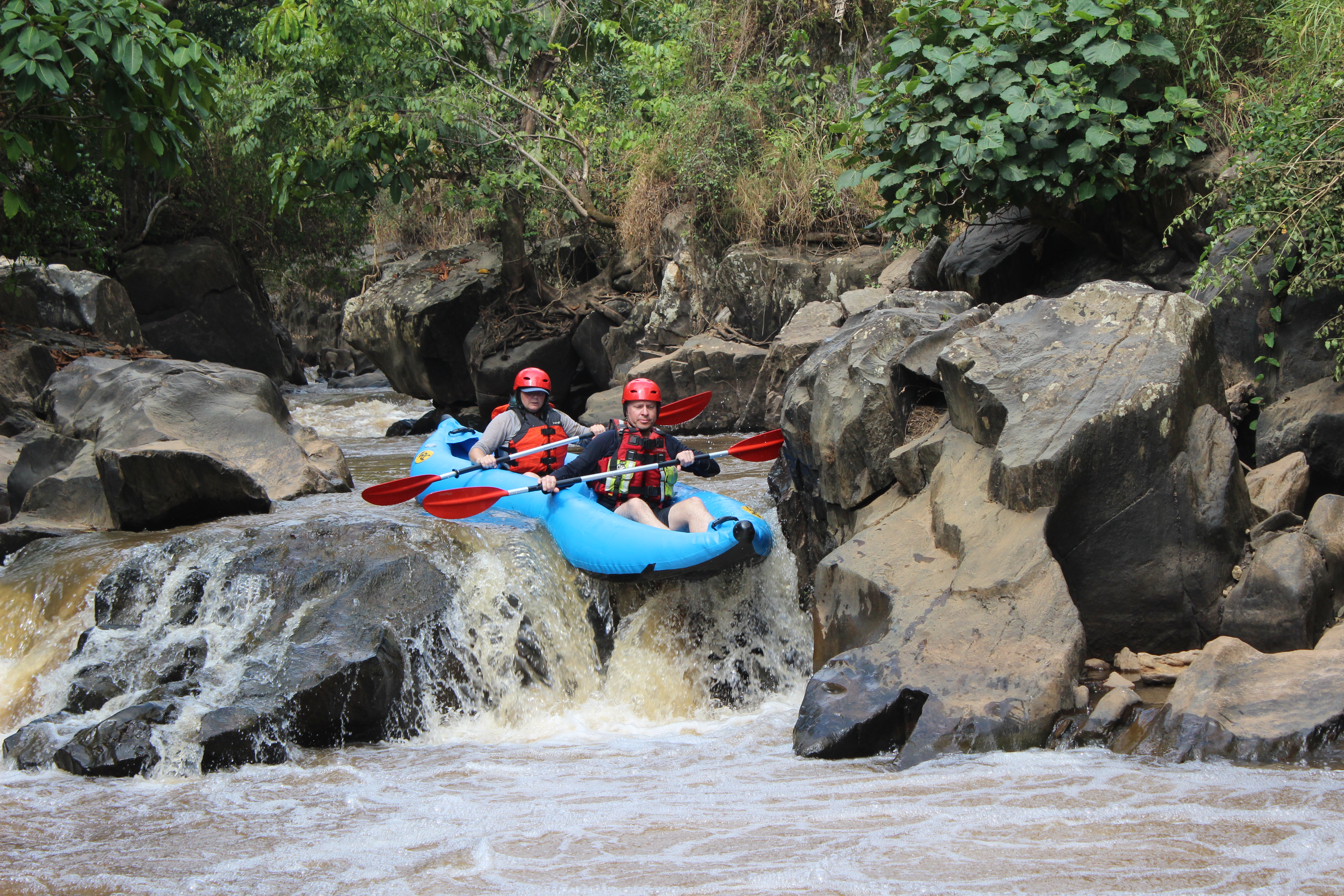 the river is amazing with the packraft trail