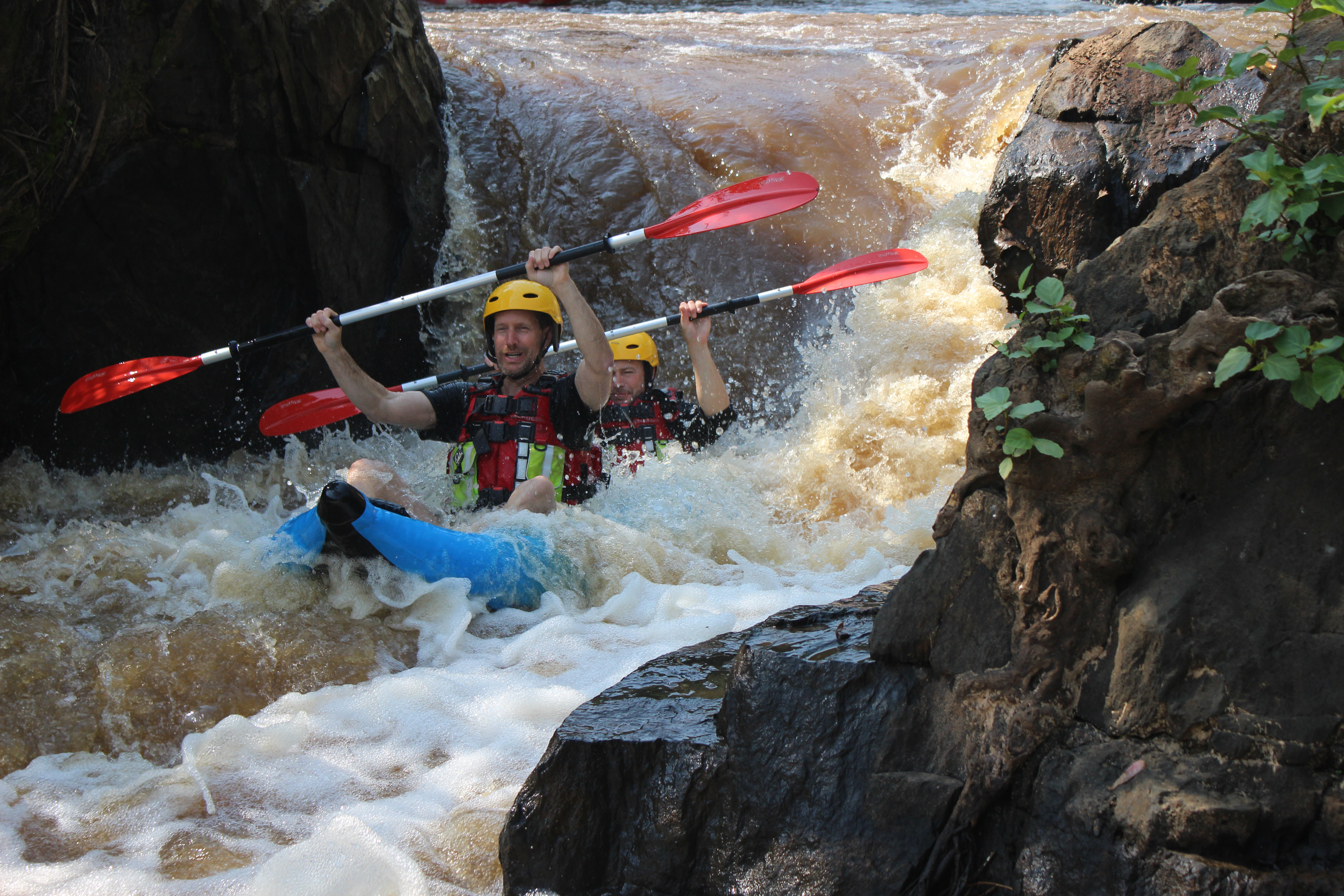 river birira at oeganda with our packraft trip travel