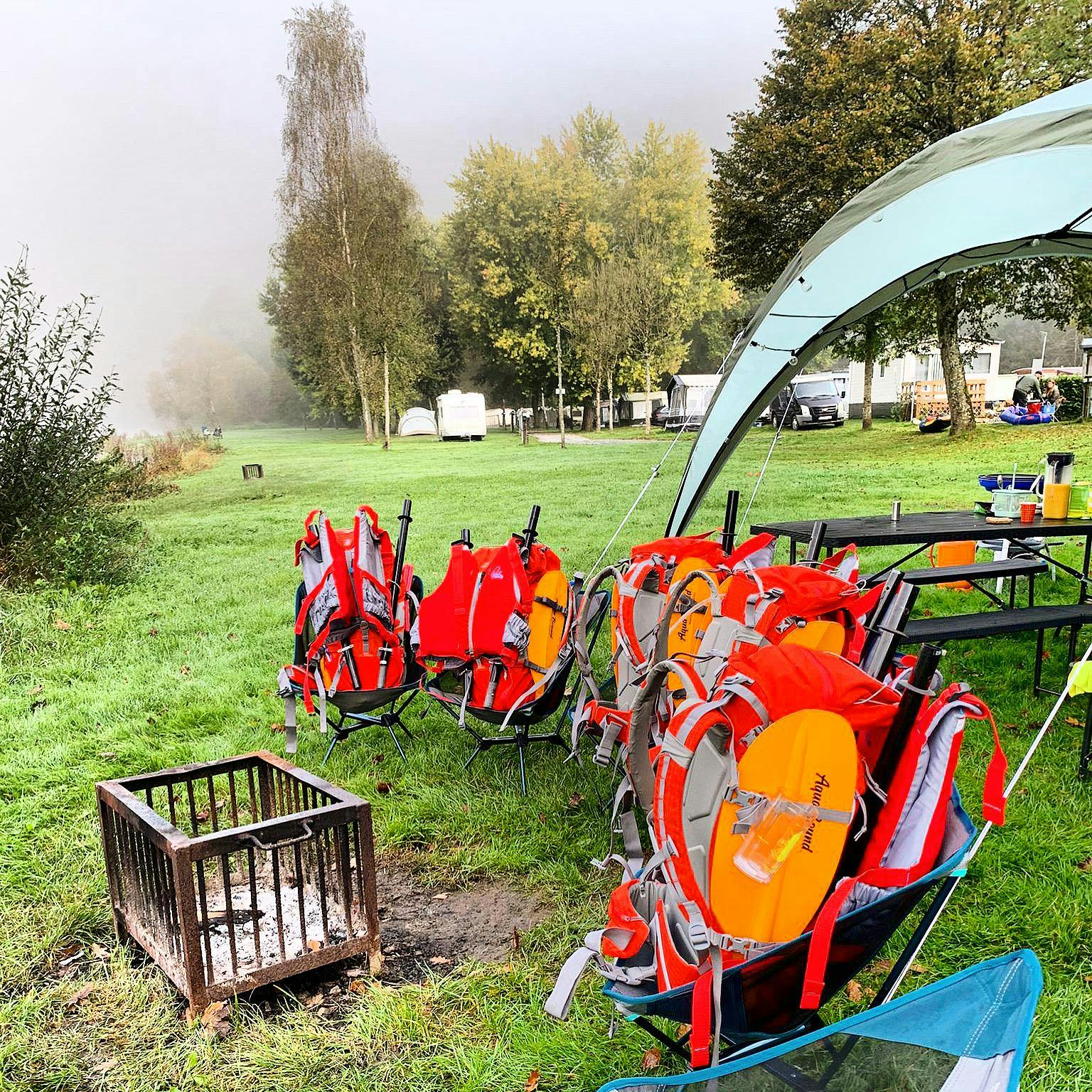 Perfecte overnachting voor packrafters in het hart van de Ardennen