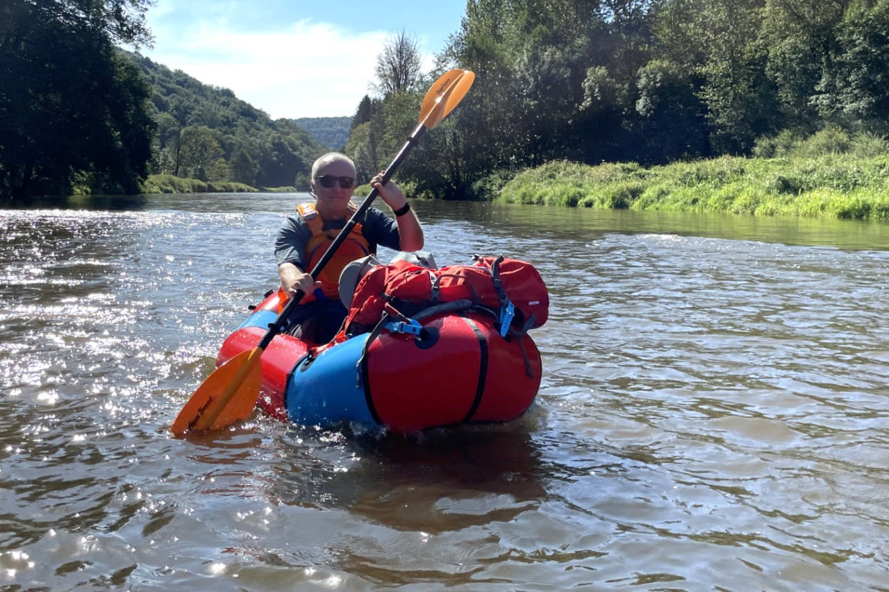 Meerdaags packraft avontuur in België en Luxemburg.