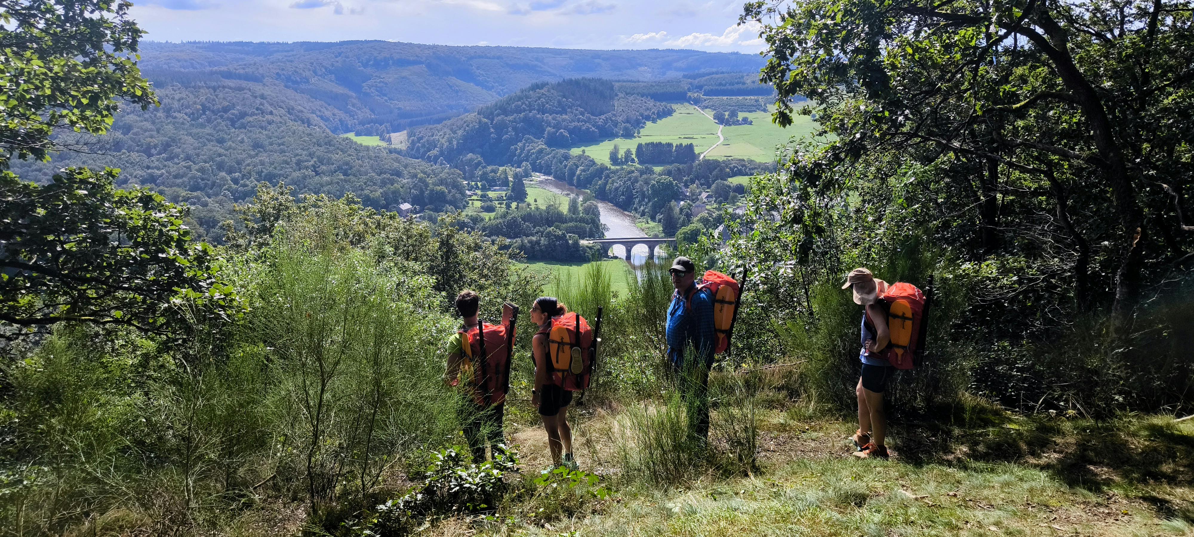 Uitzicht tijdens een van onze packrafttrails