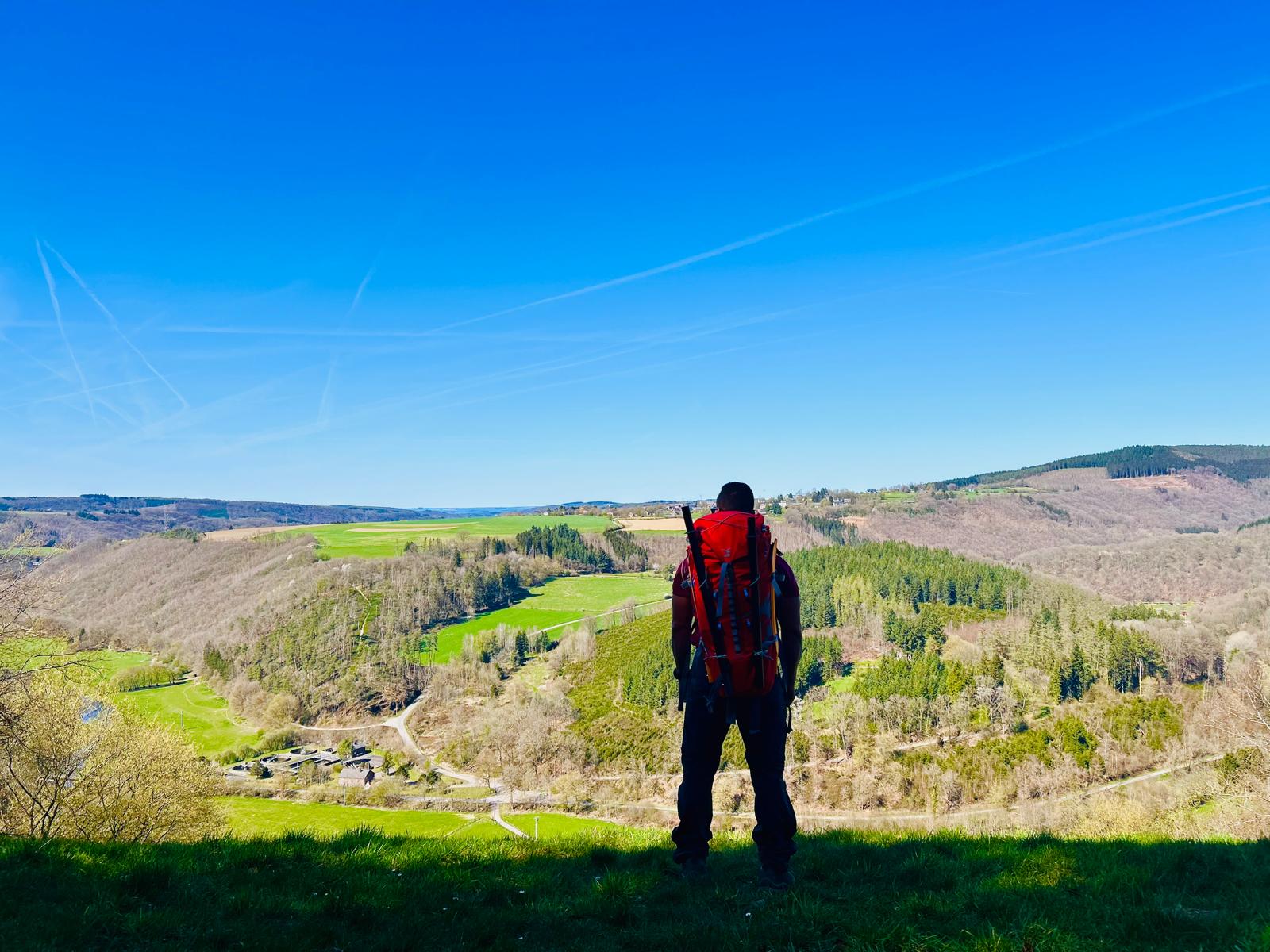 Uitzicht punten tijdens de trip in de Ourthe Vallei