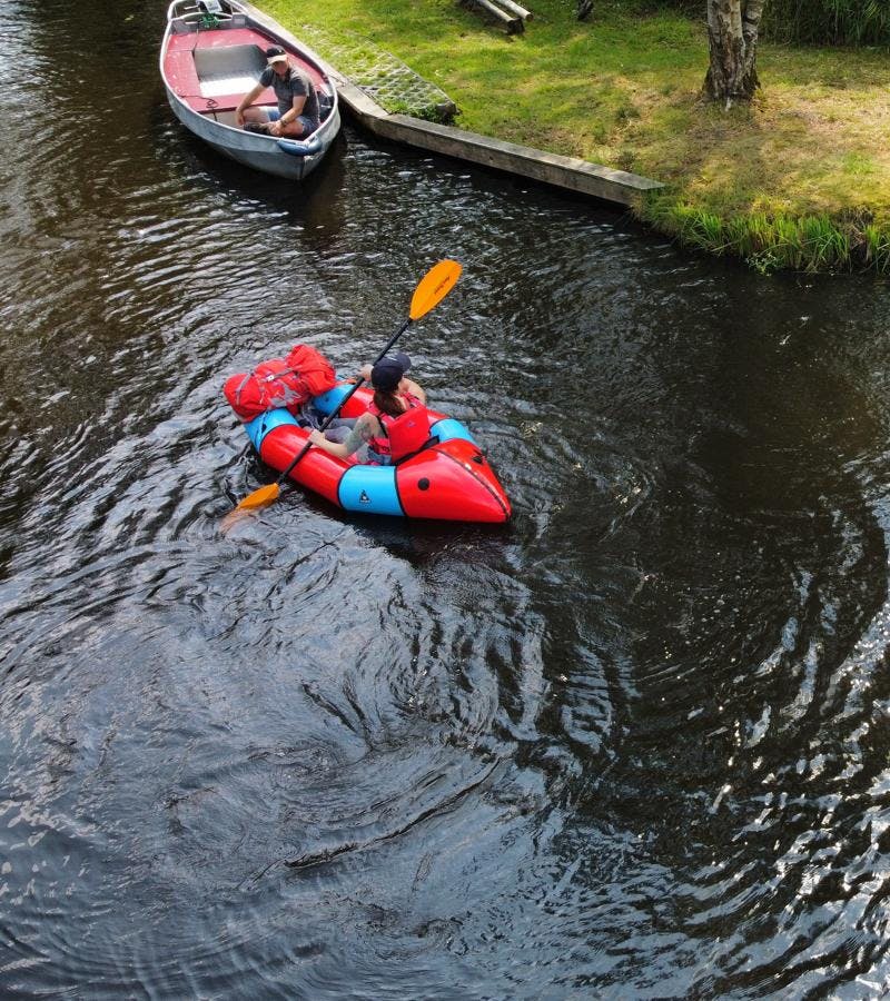 Weerribben nederland packraften