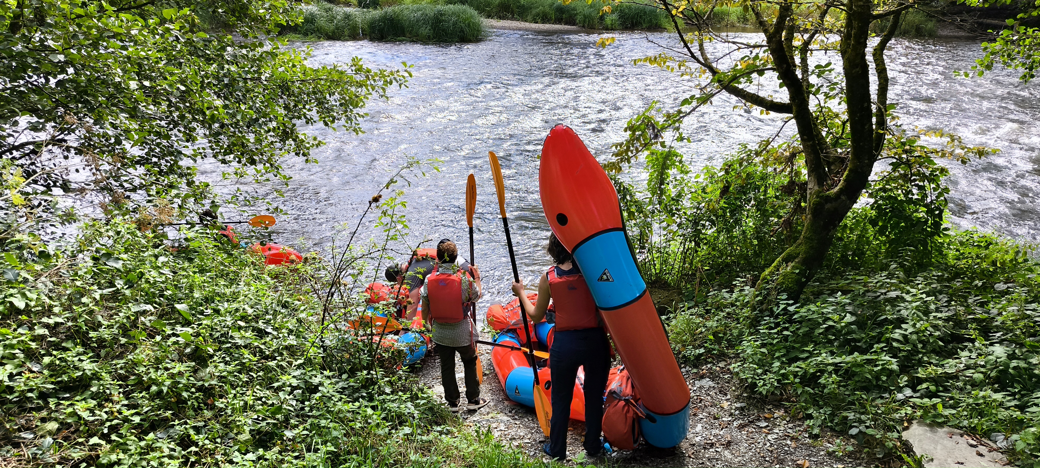 Packraften in Belgie