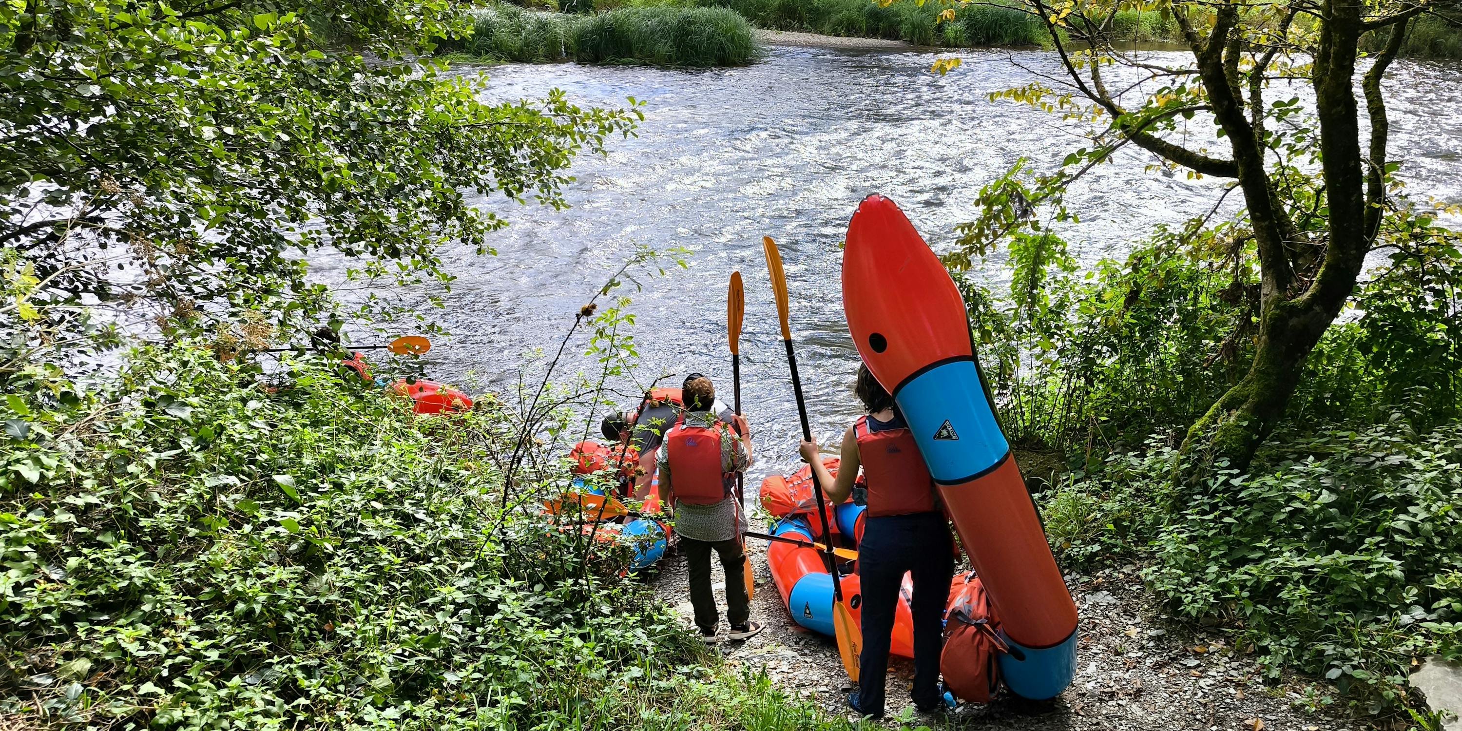 Packraften in Belgie