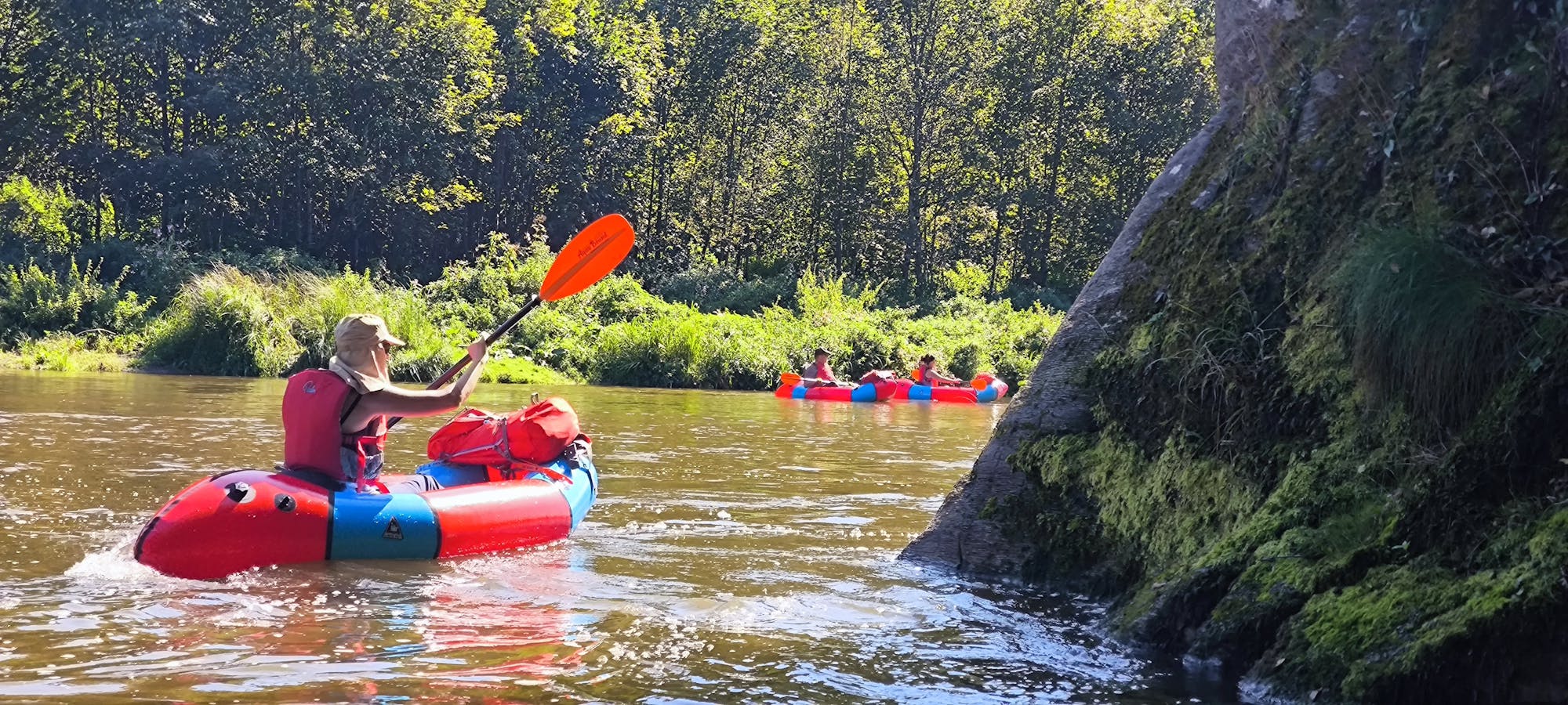 Packraft avontuur Belgie