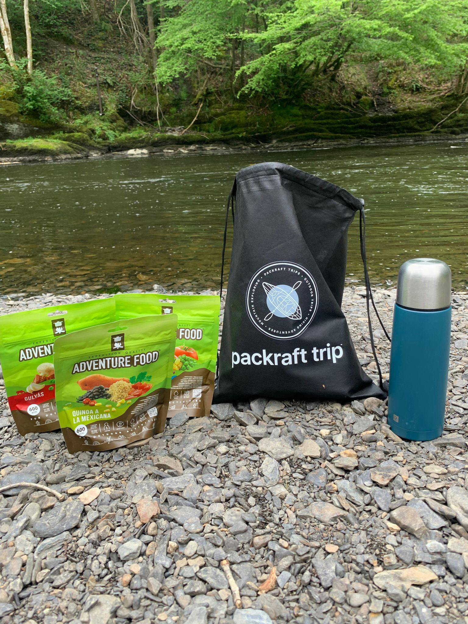 Adventure Food Packraft Trip