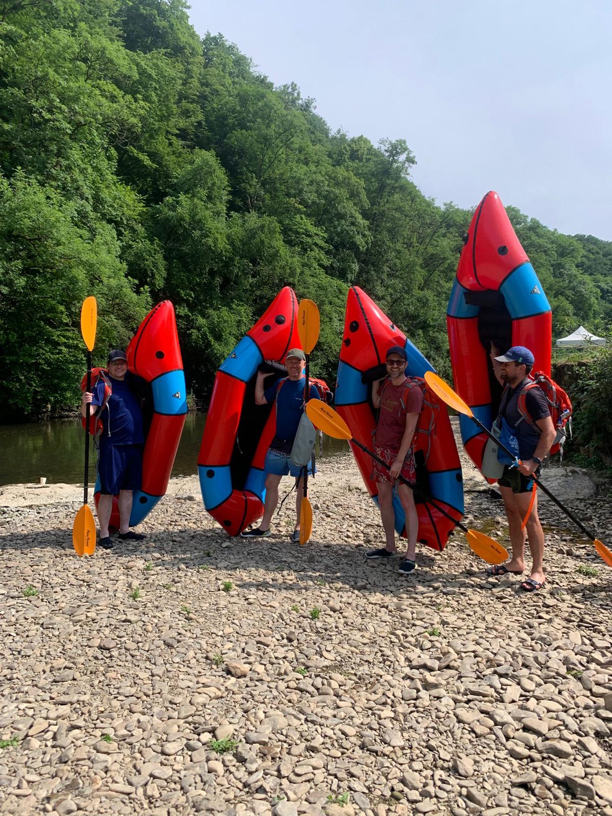 Natuur ontdekken per packraft in België.