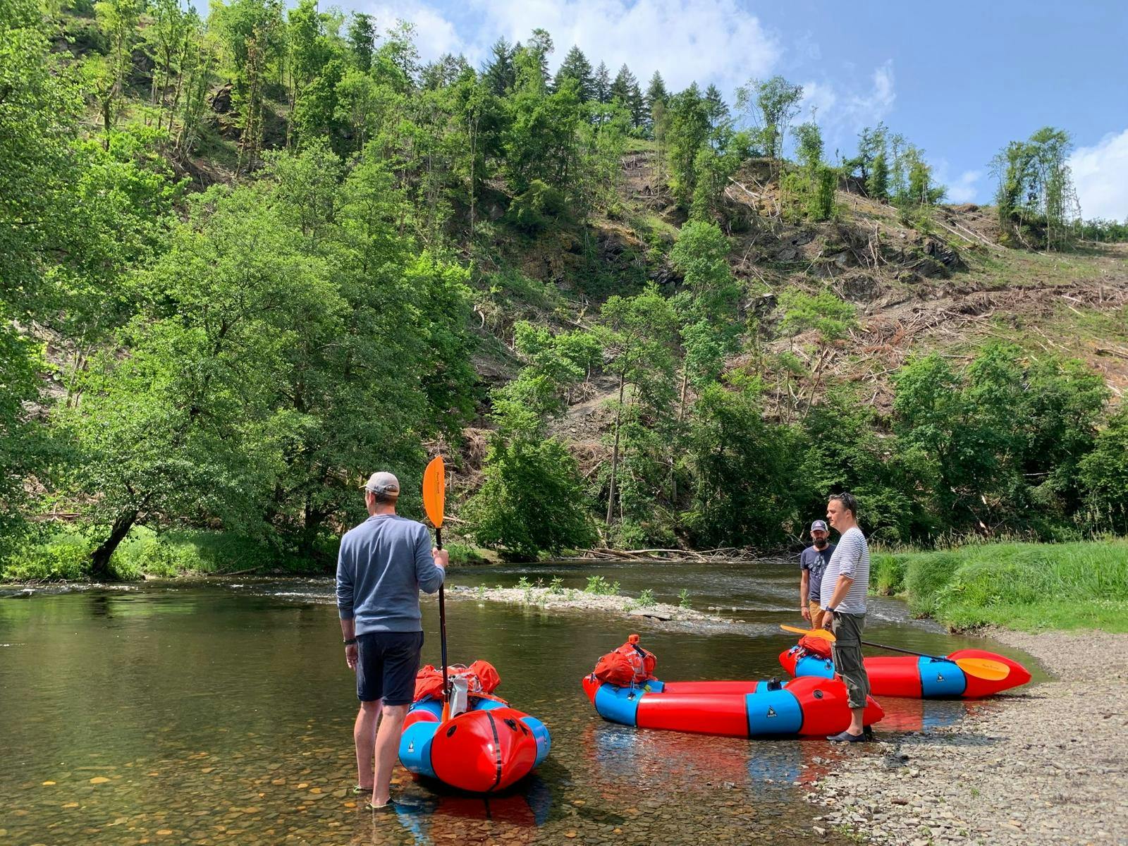 Packraft Trip in de Ourthe Vallei