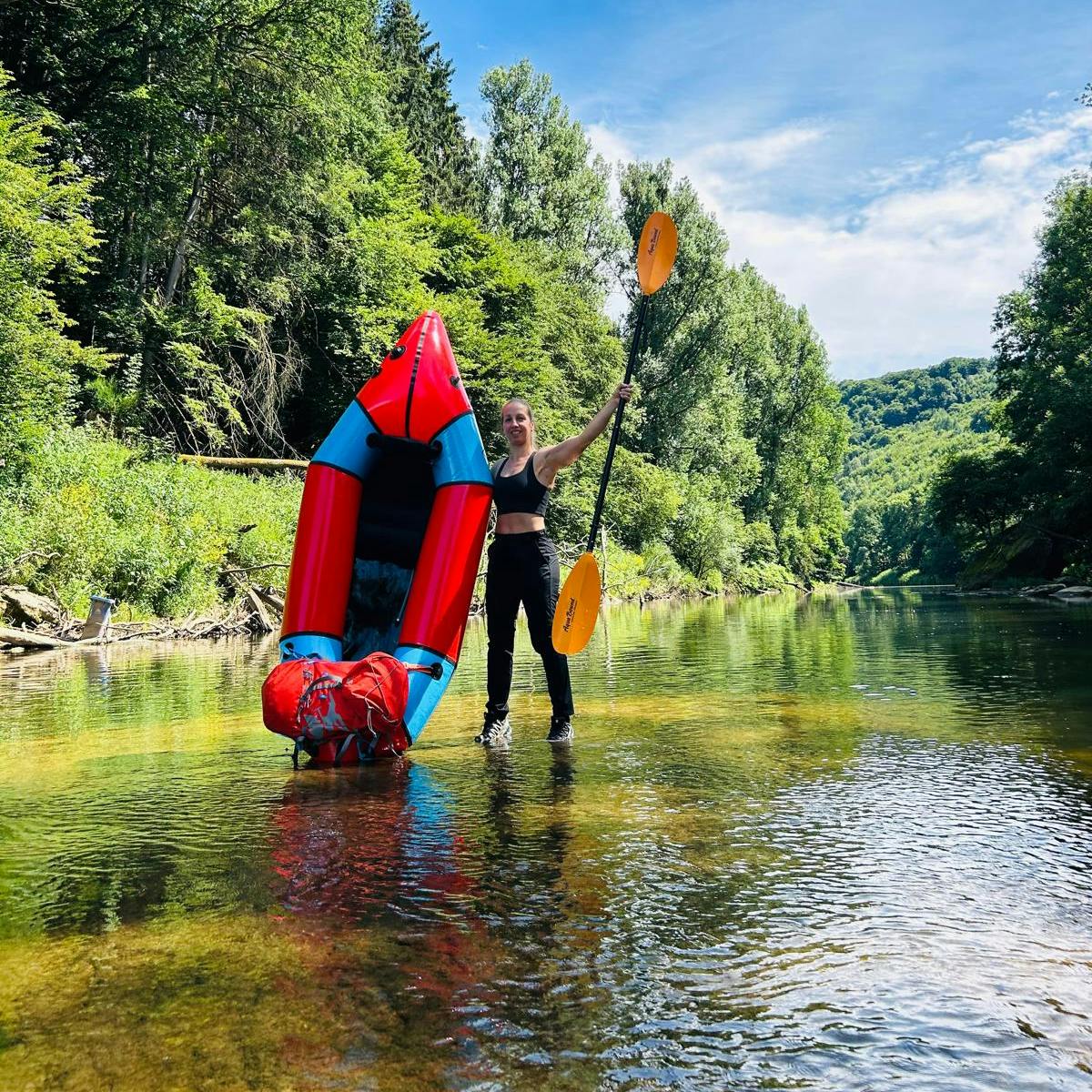 Packraft Trip in de Ourthe