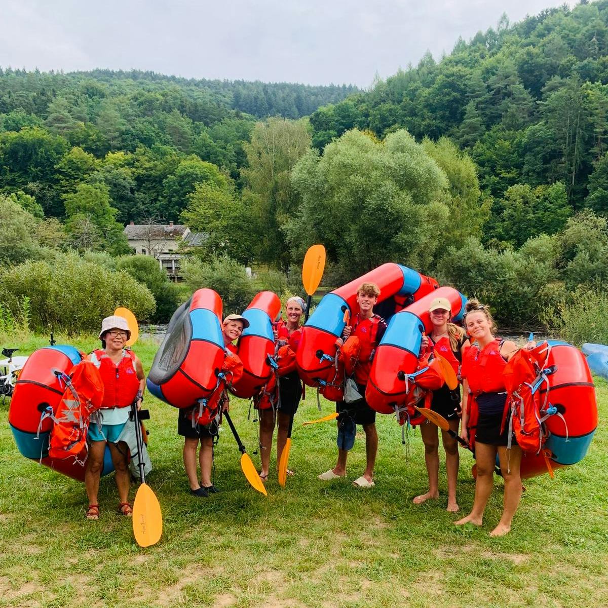 Packraft et nuitée dans le Mullerthal luxembourgeois