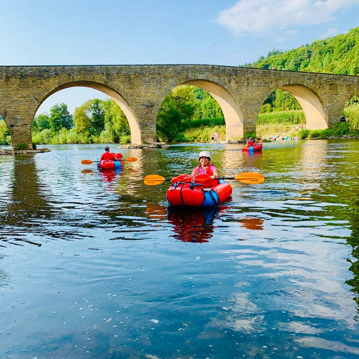 Beginner packrafting holiday in Luxembourg’s nature