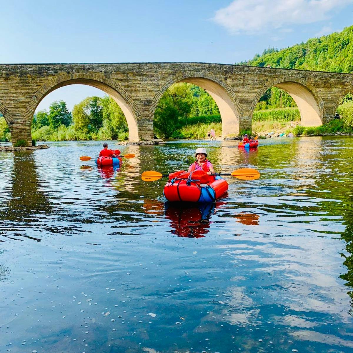 Packraft-Erlebnis in der stillen Natur Luxemburgs.