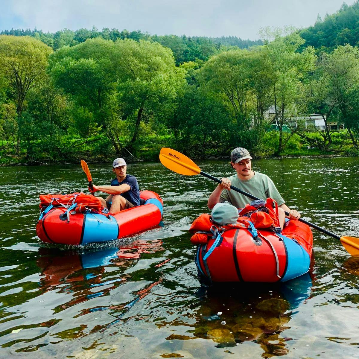 hiking and packrafting