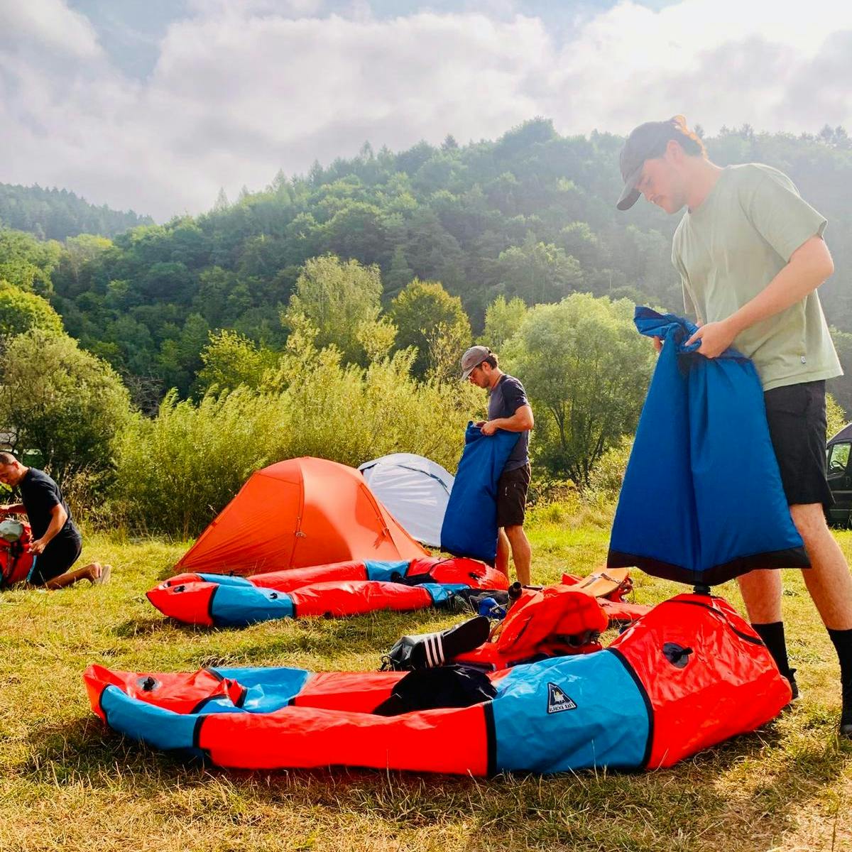 packraft opblazen packraft trip