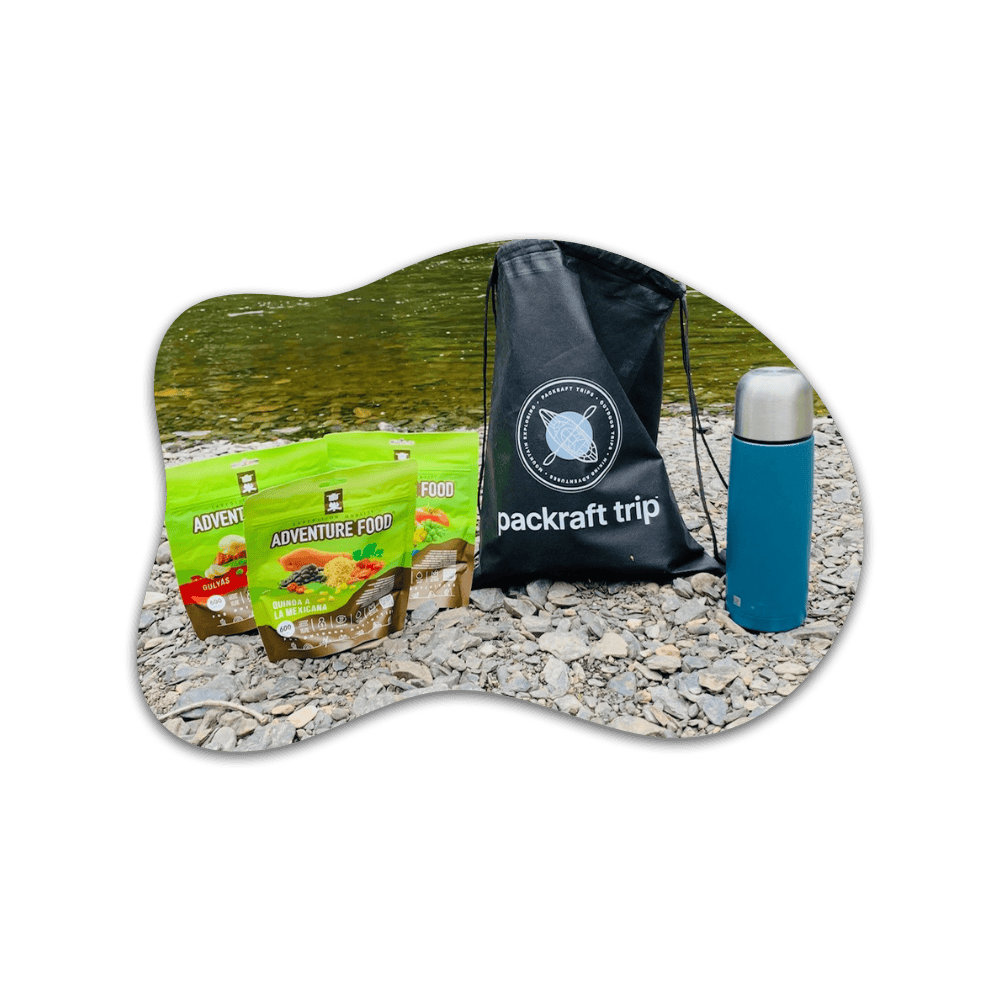 Adventure travel with packraft in the Ardennes.