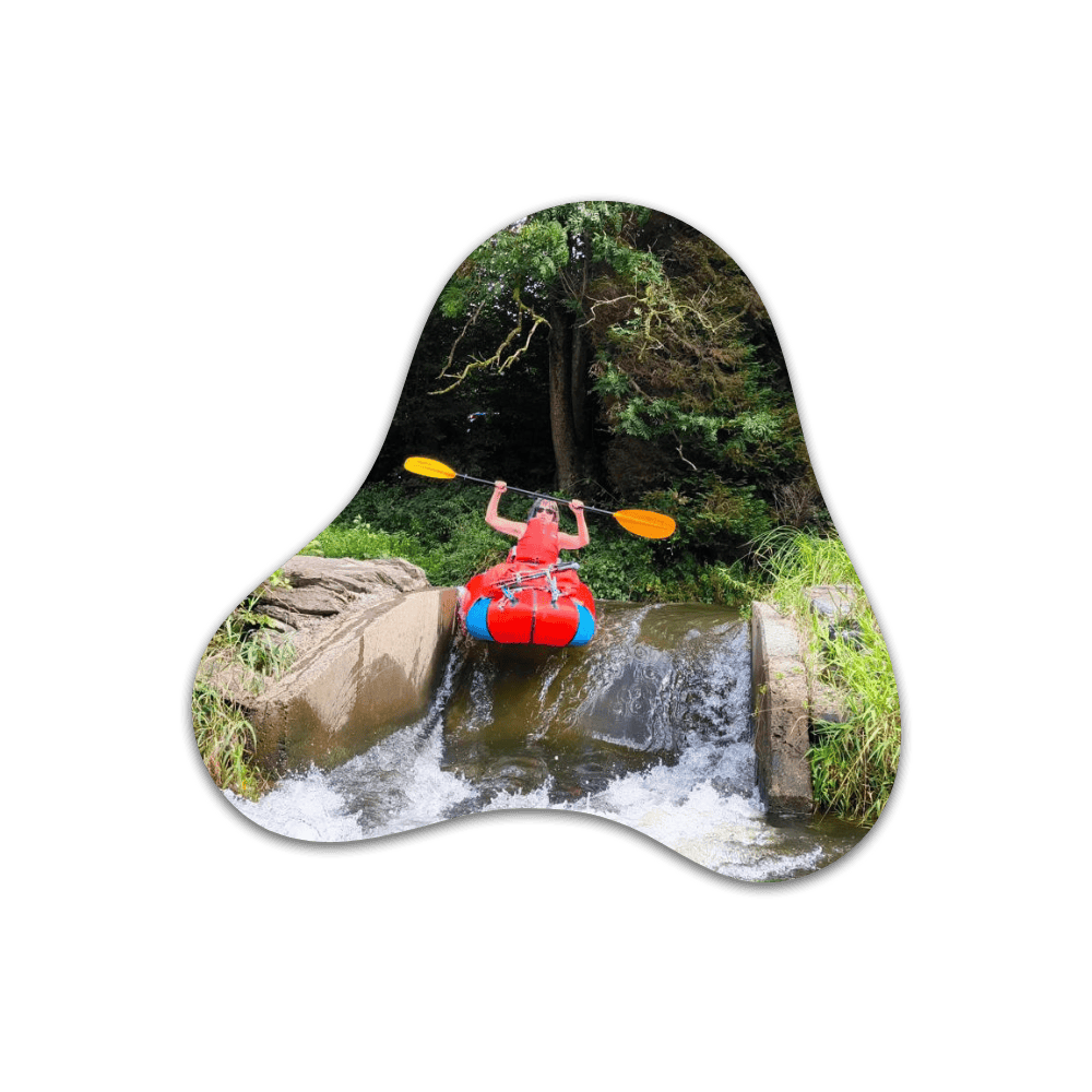 Actieve packraft reis langs de Lesse en Semois.