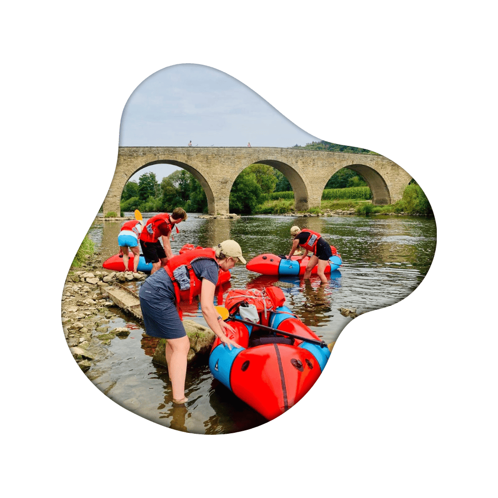 2-daags packraft avontuur in het Müllerthal in Luxemburg.