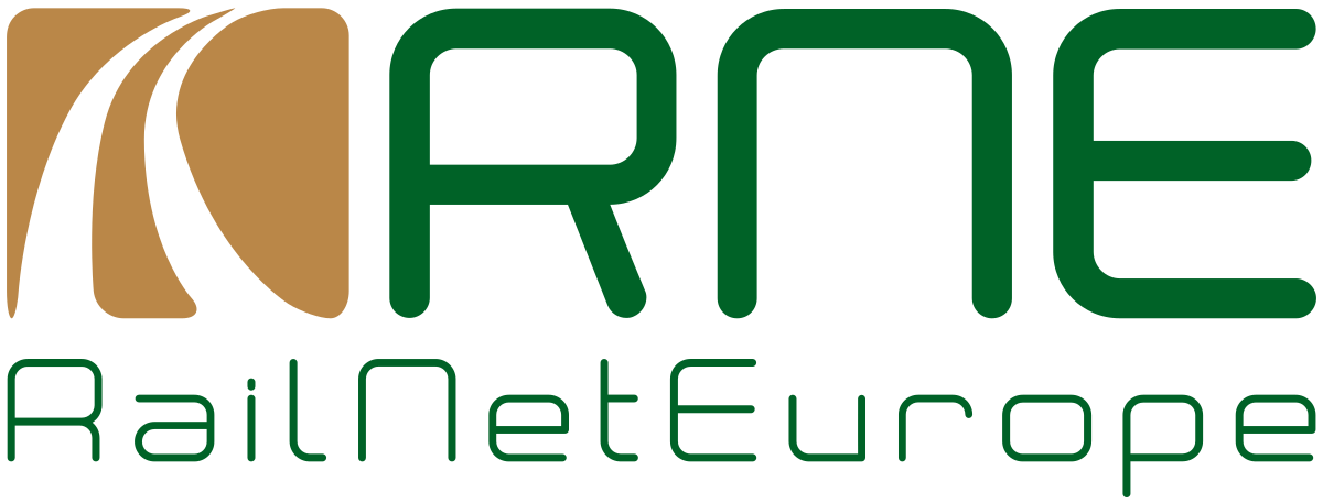 RNE RailNetEurope Logo farbig