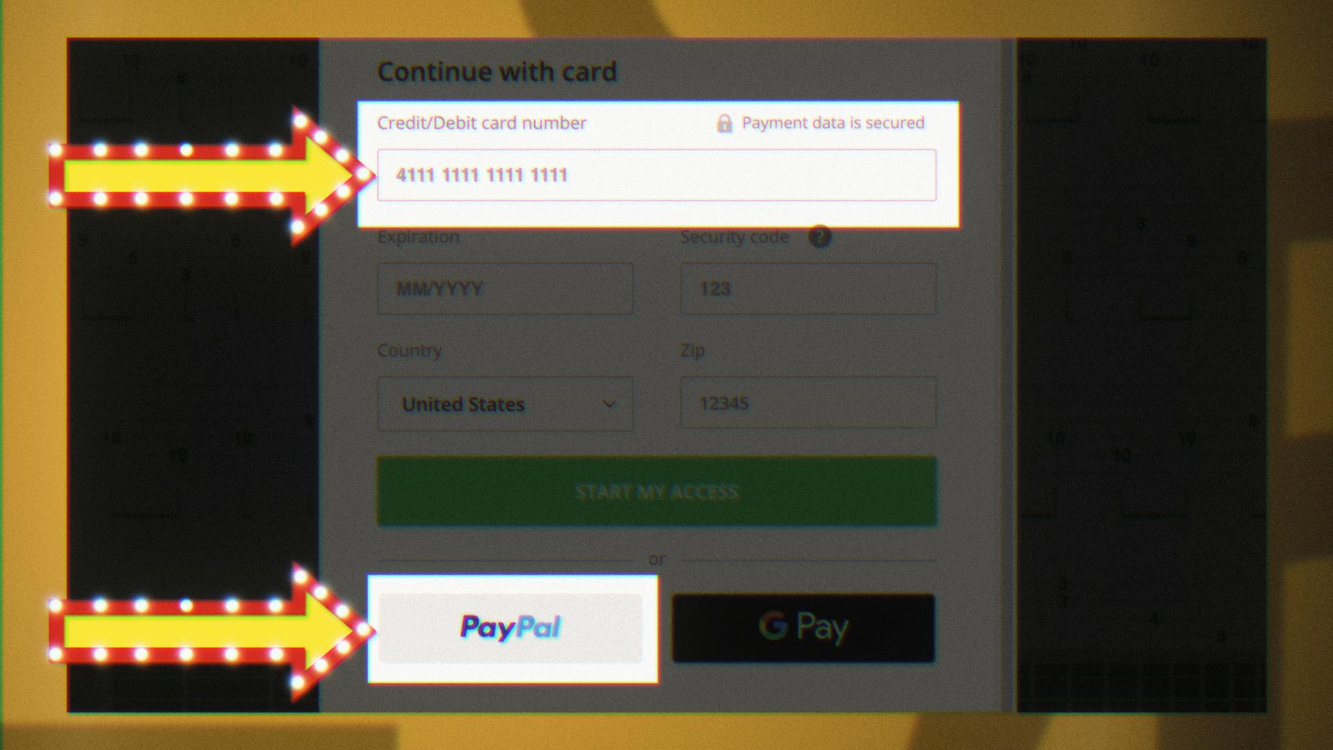 UG Payment Methods