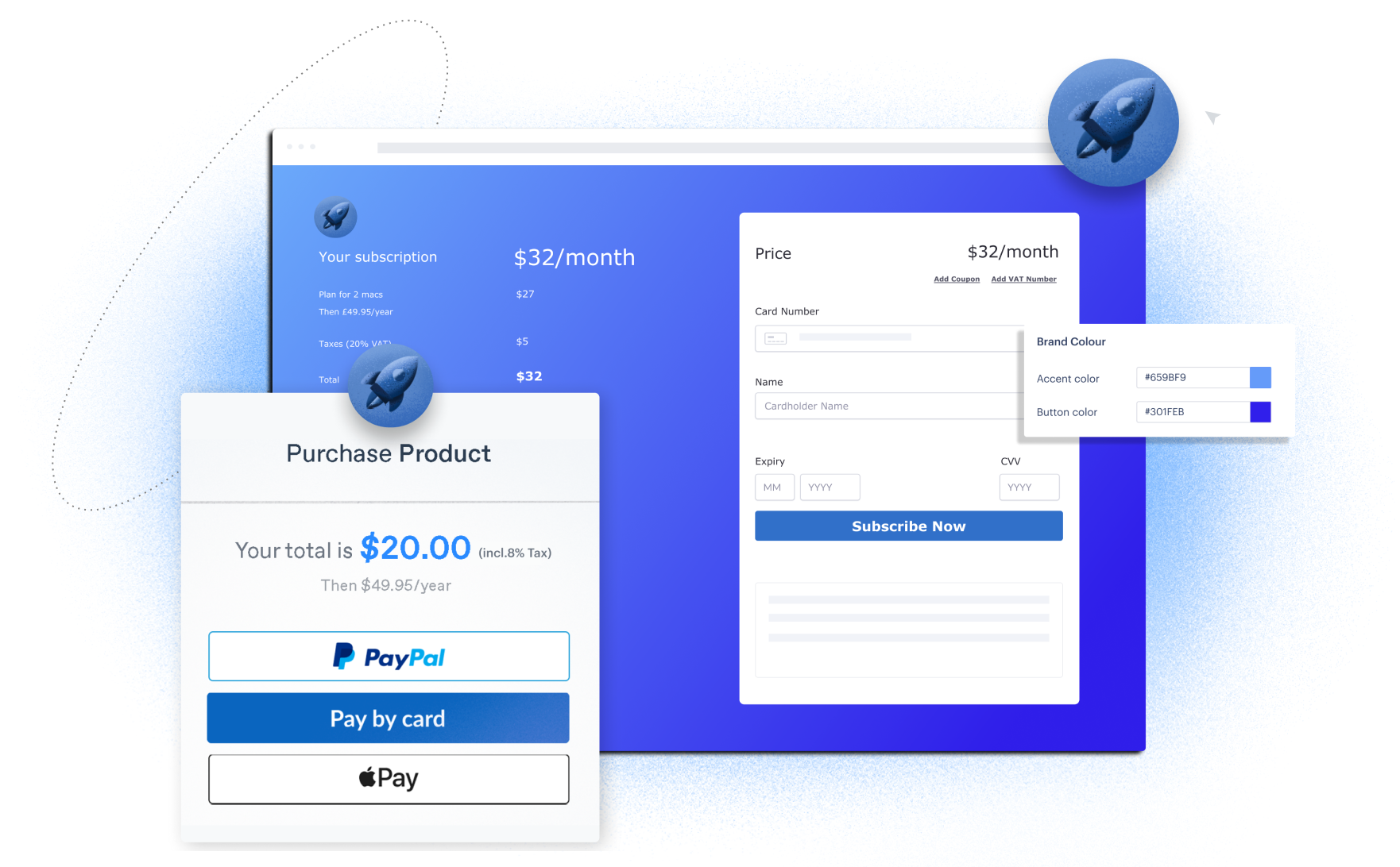 Paddle’s Checkout is flexible and customizable with both overlay and inline options