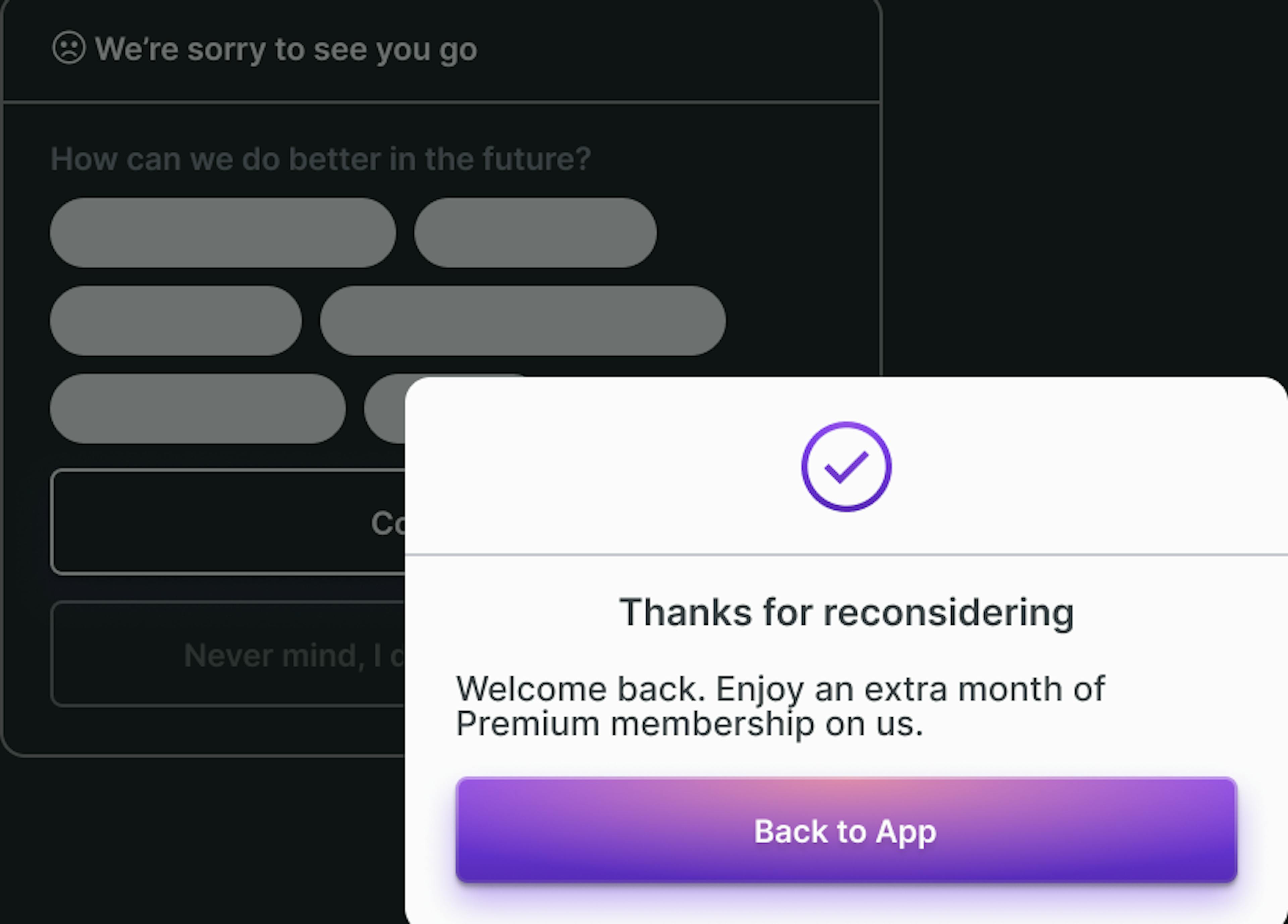 Retain salvages customer relationships before they offboard