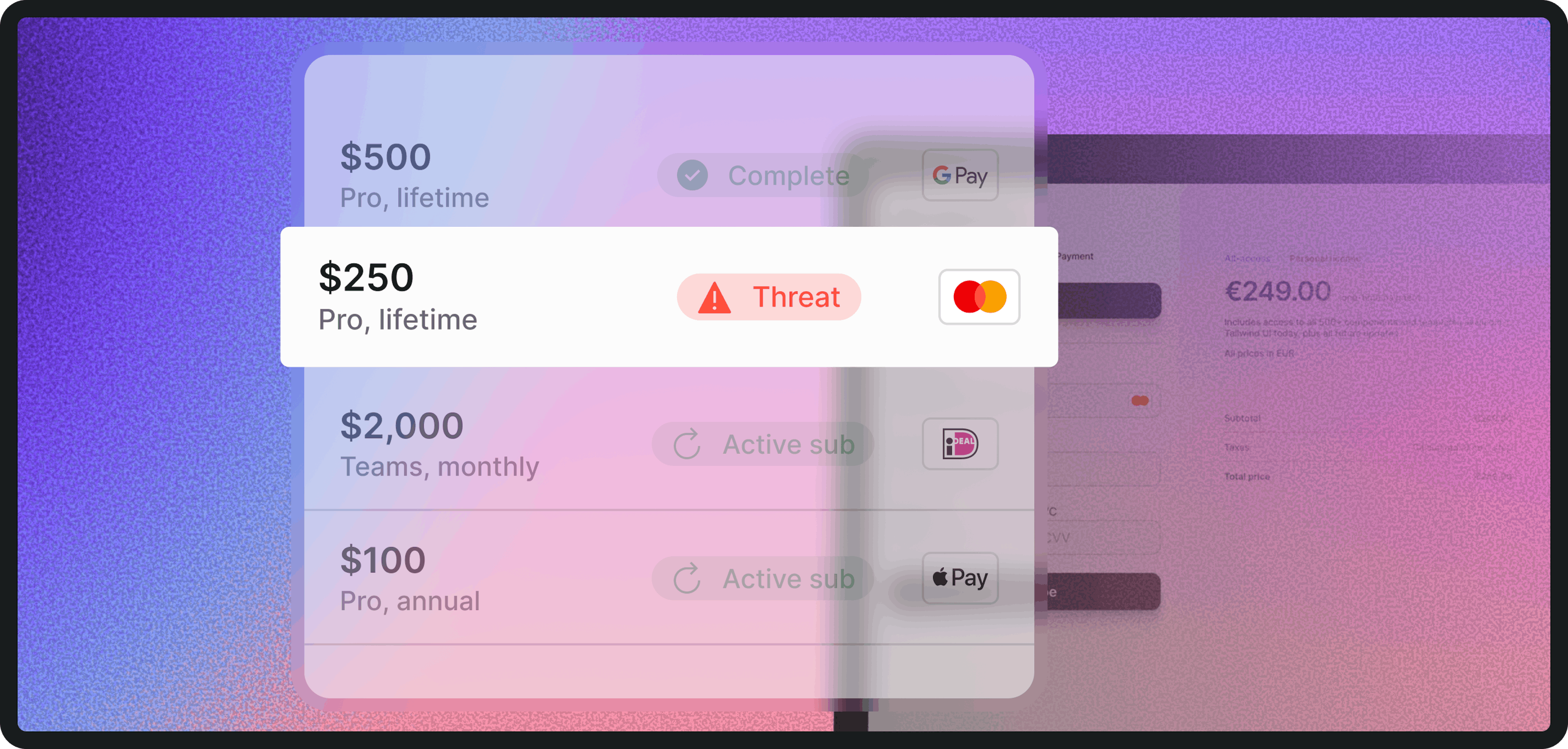 Risk UI