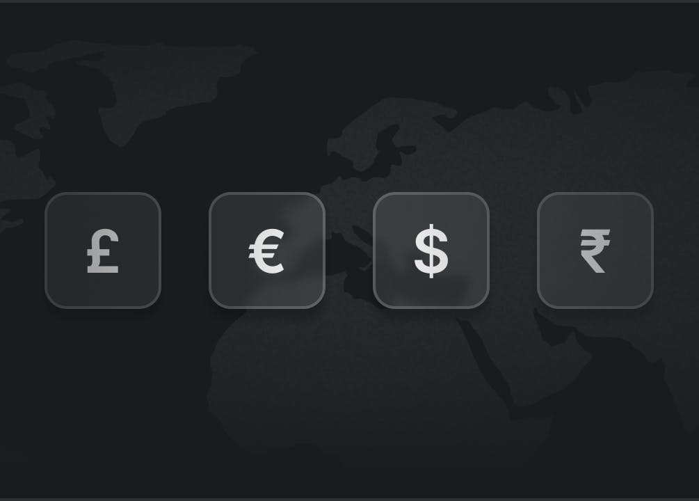Multiple currencies