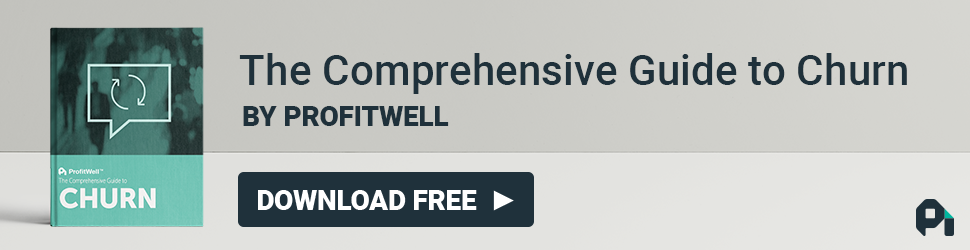Download 'The comprehensive guide to churn', by ProfitWell