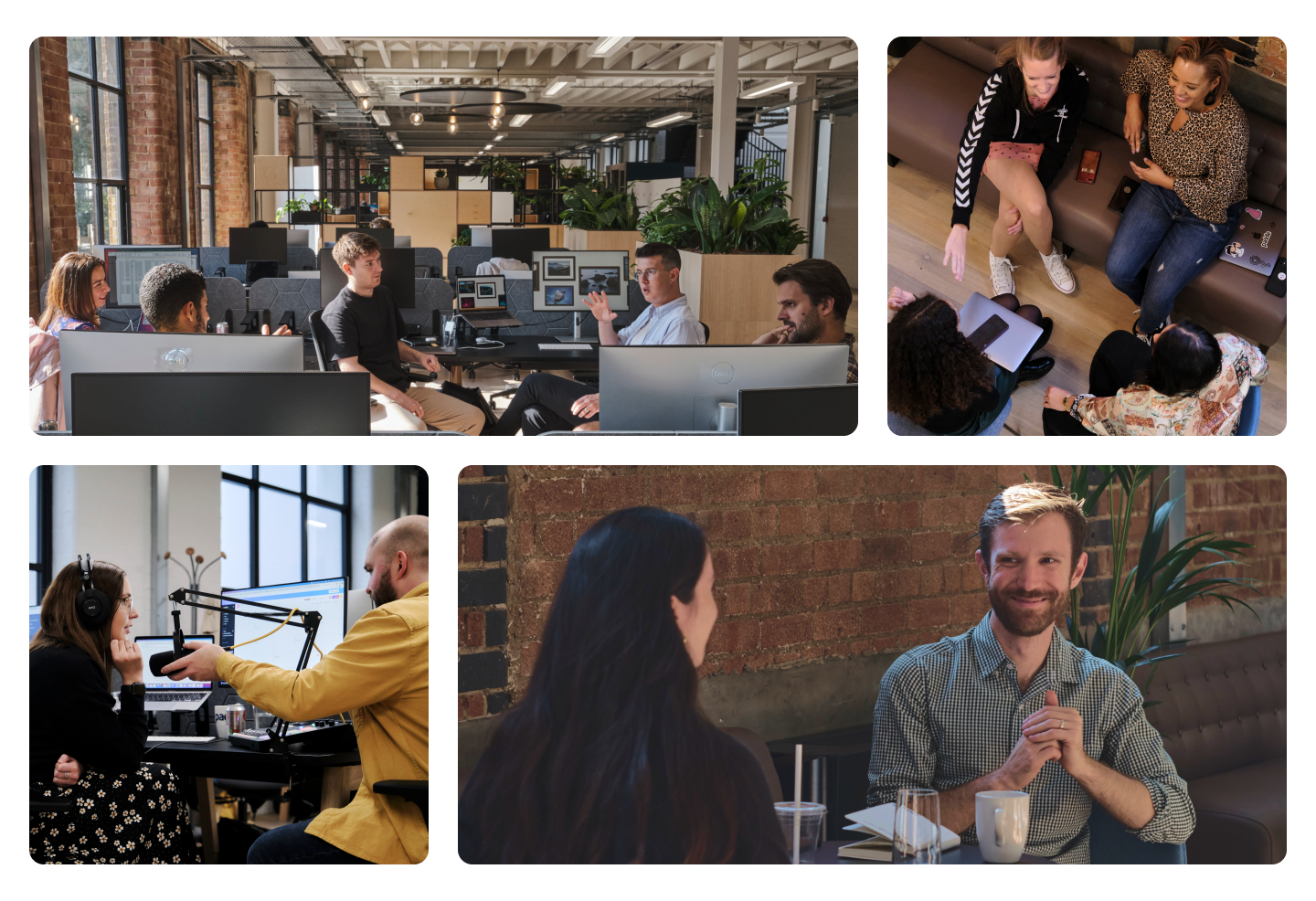 Various members of the Paddle team working at our London hub