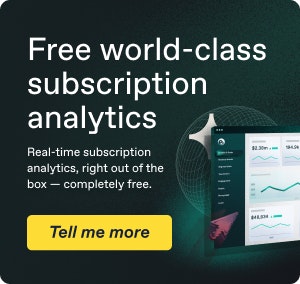 Free world-class subscription analytics. Click to learn more