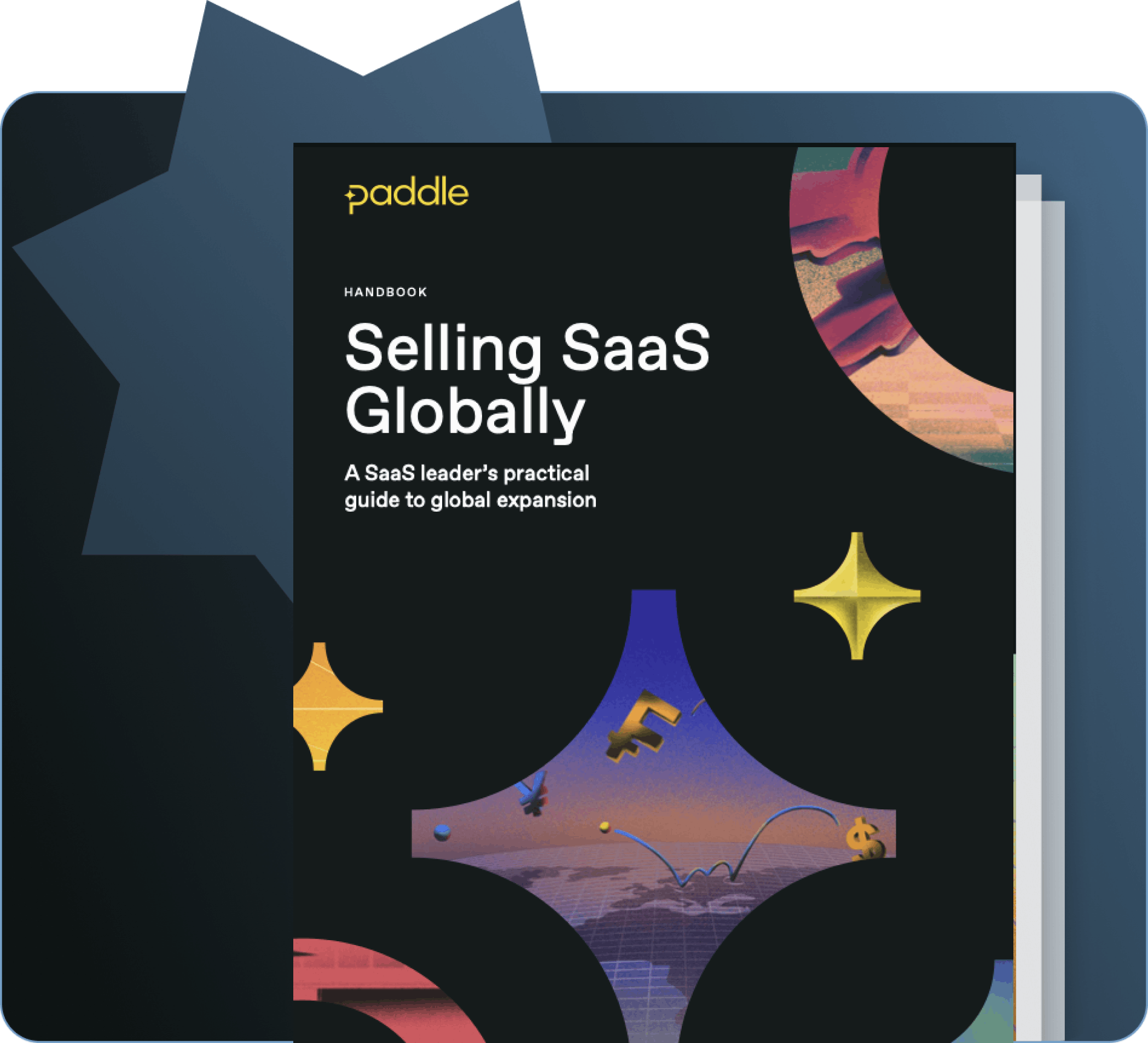 Front cover of the selling saas globally handbook