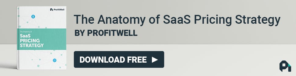 The Anatomy of SaaS Pricing Strategy, by ProfitWell. Download free