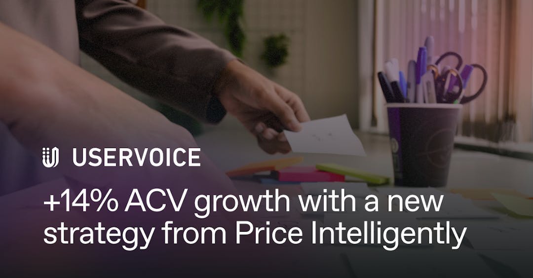 Uservoice x Price Intelligently