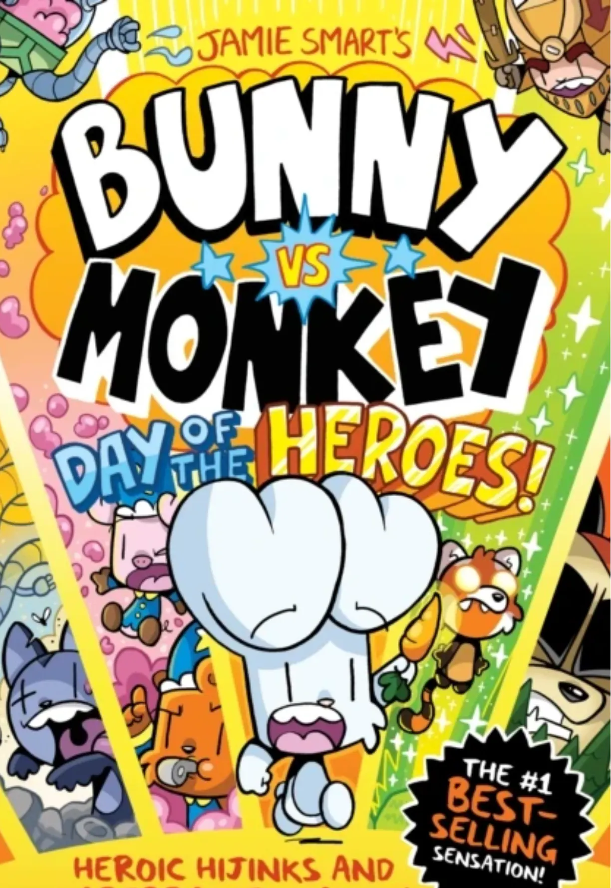 Cover of Bunny vs Monkey: Day of the Heroes!