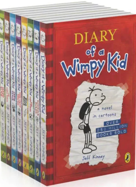Diary of a Wimpy Kid Box of Books